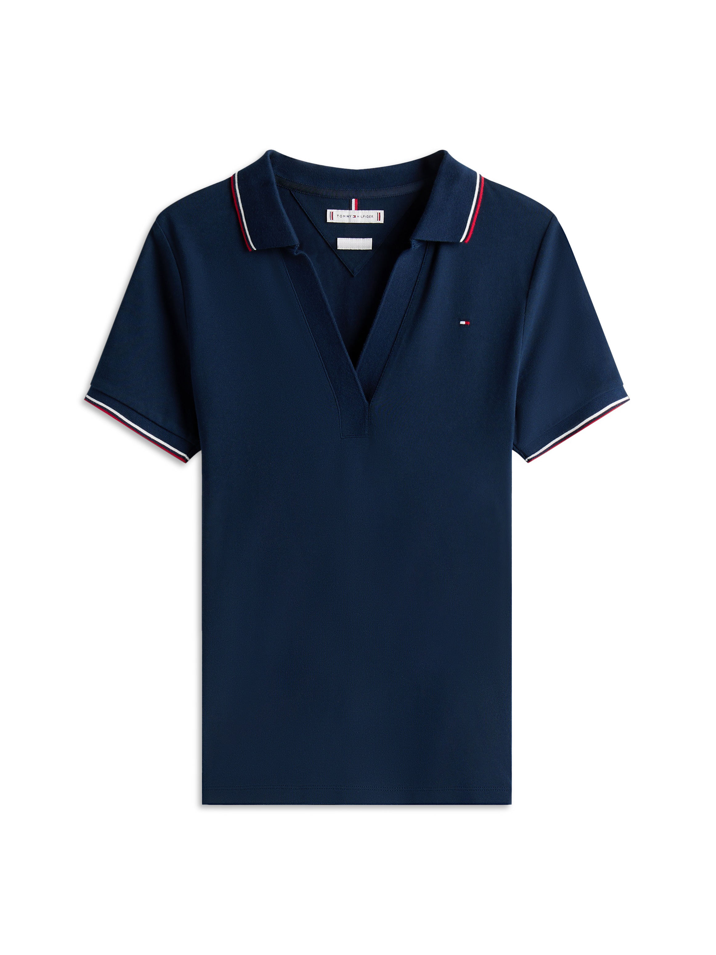 Thumbnail - Tommy Hilfiger Poloshirt "1985 TIPPING SLIM OPEN SS POLO"