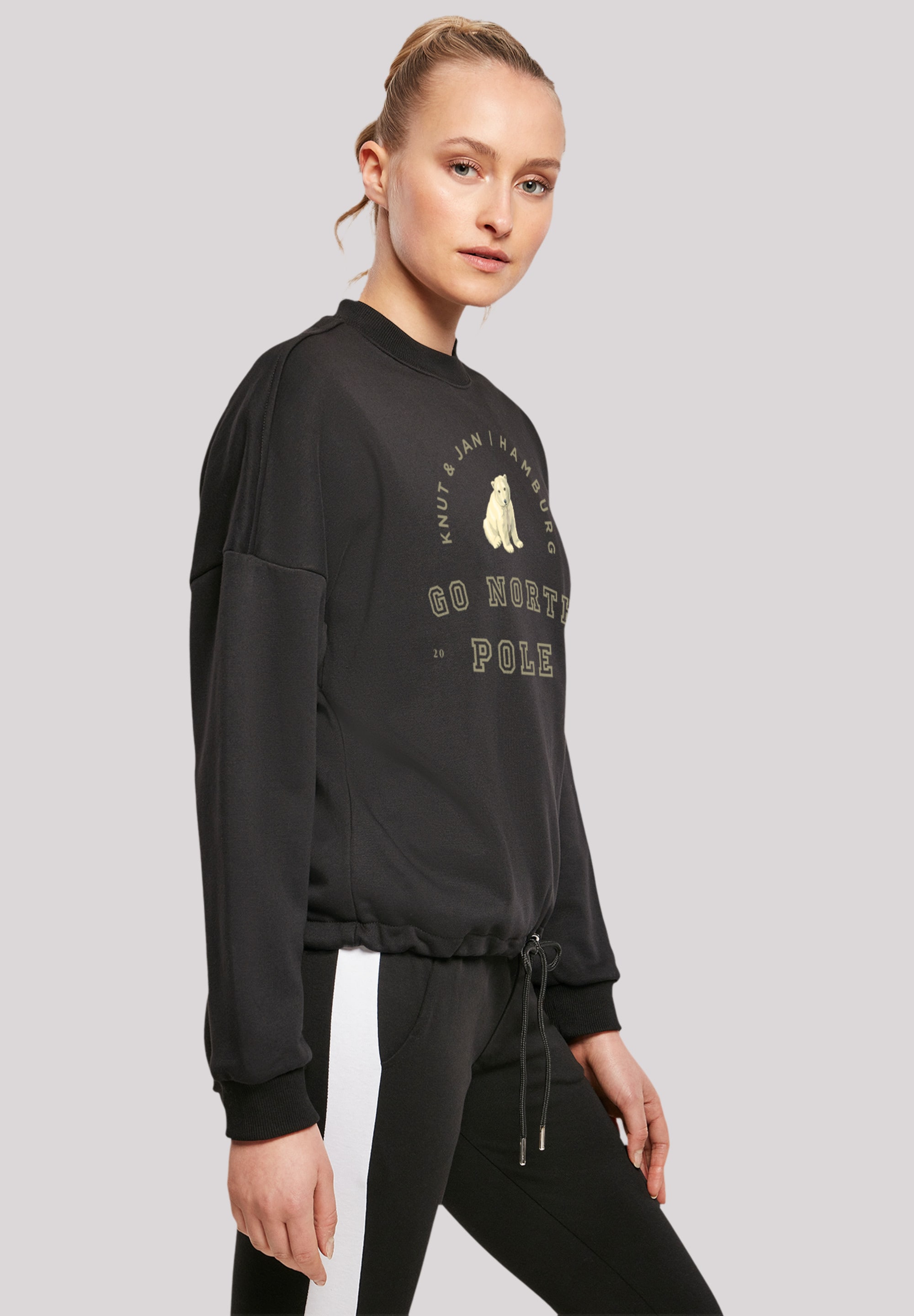 F4NT4STIC Sweatshirt »Eisbär Knut & Jan Hamburg«, Print