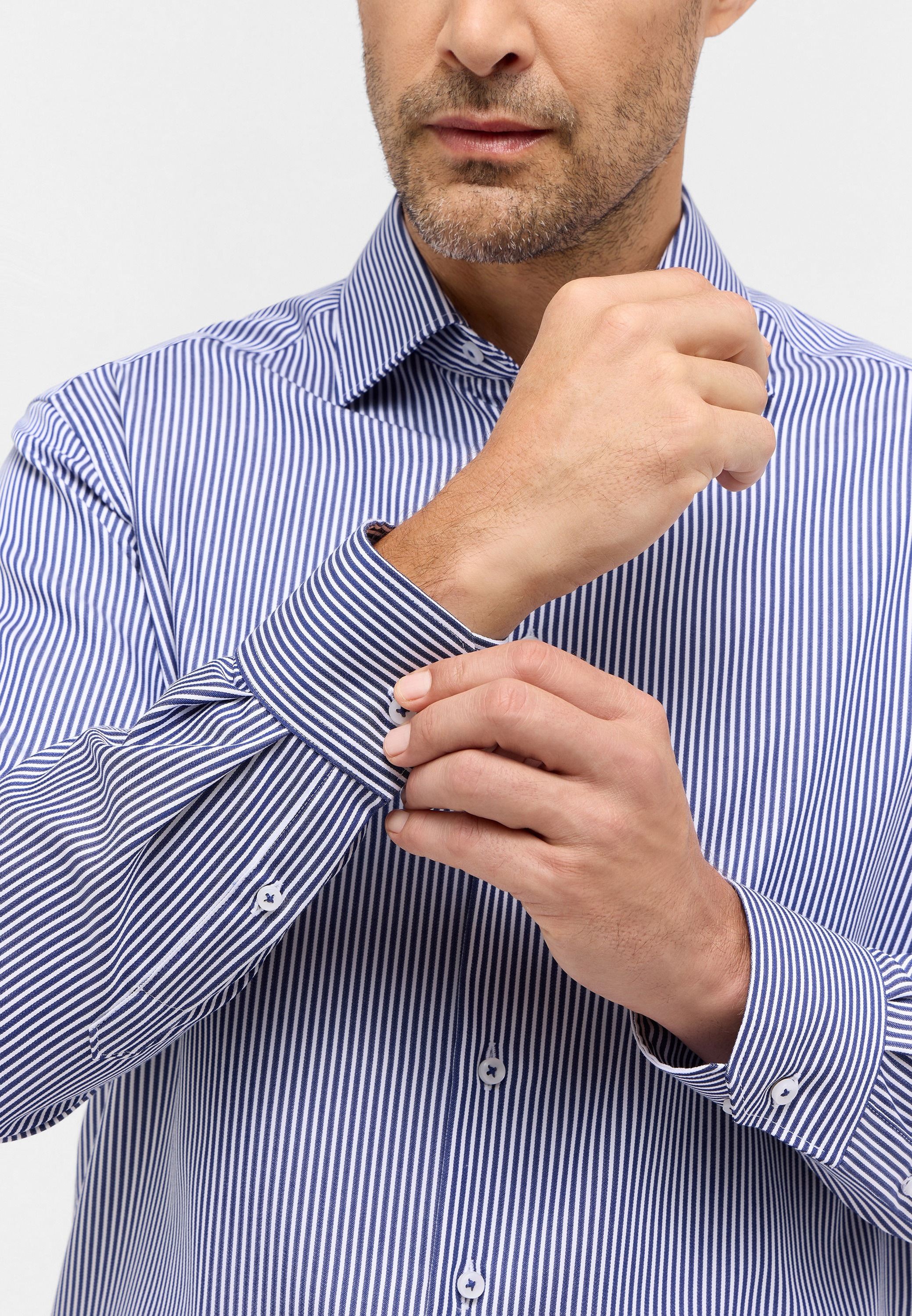 Thumbnail - Eterna Langarmhemd "MODERN FIT" NON IRON (bügelfrei)