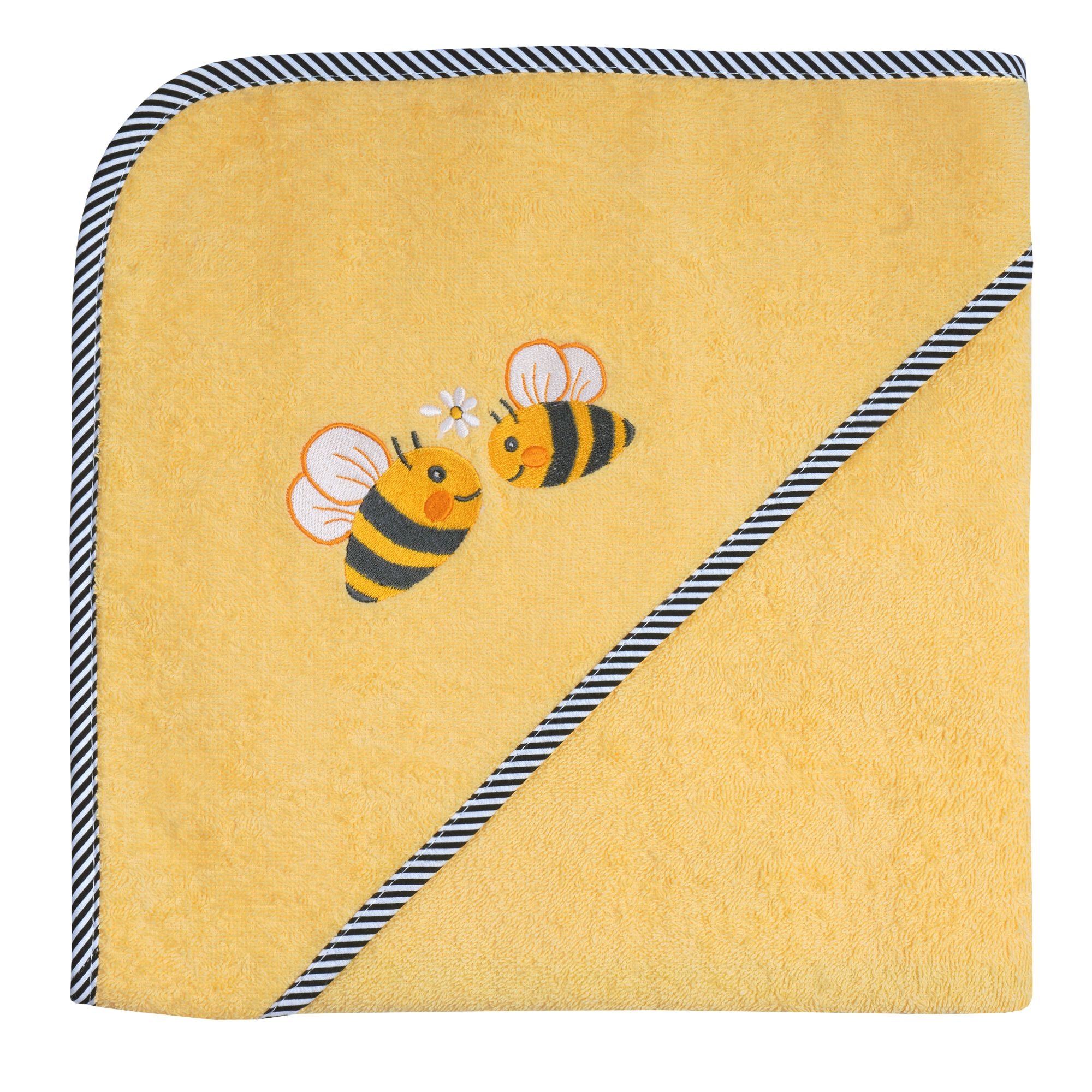 Wörner Kapuzenhandtuch "Bienen" mit Kapuze, maschinenwaschbar, trocknergeei günstig online kaufen