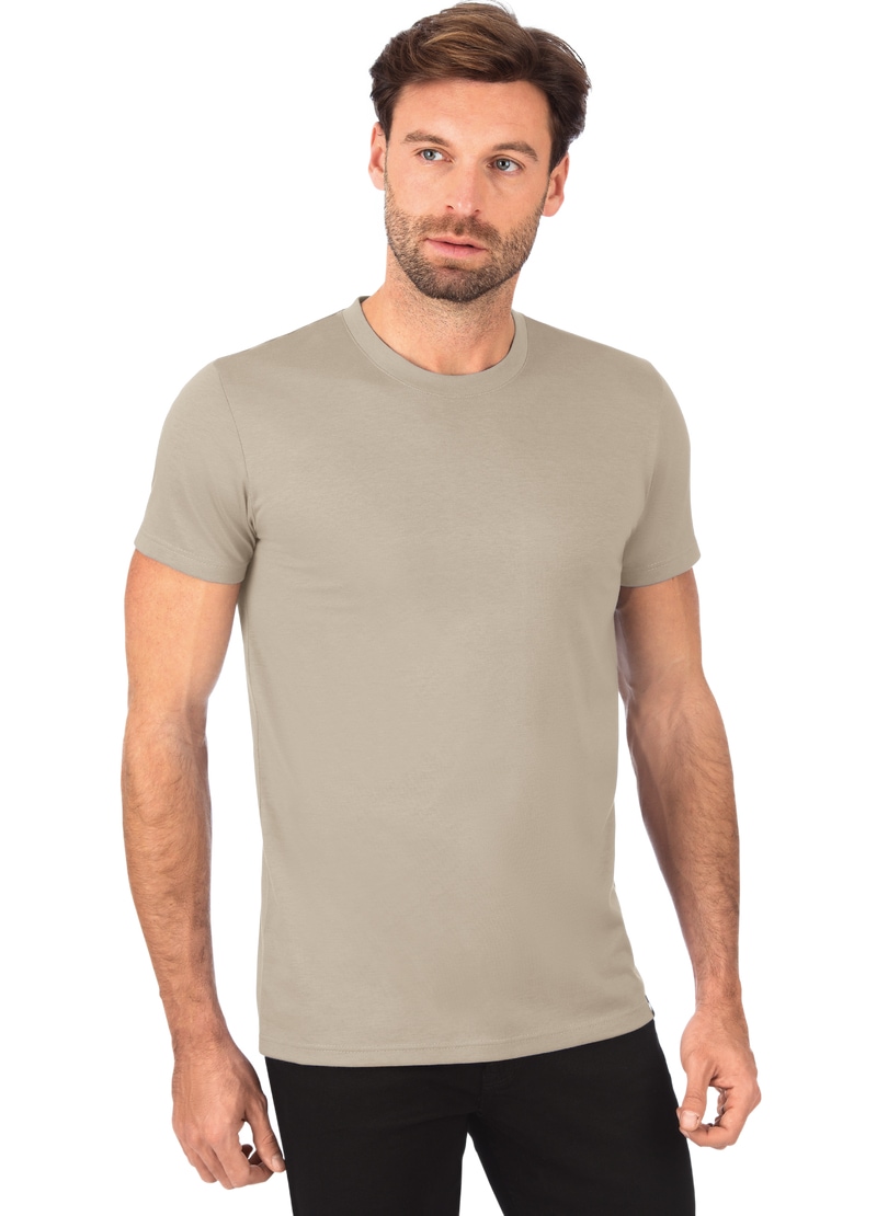Trigema T-Shirt »TRIGEMA Slim Fit Baumwolle« T-Shirt BAUR für ▷ | aus DELUXE