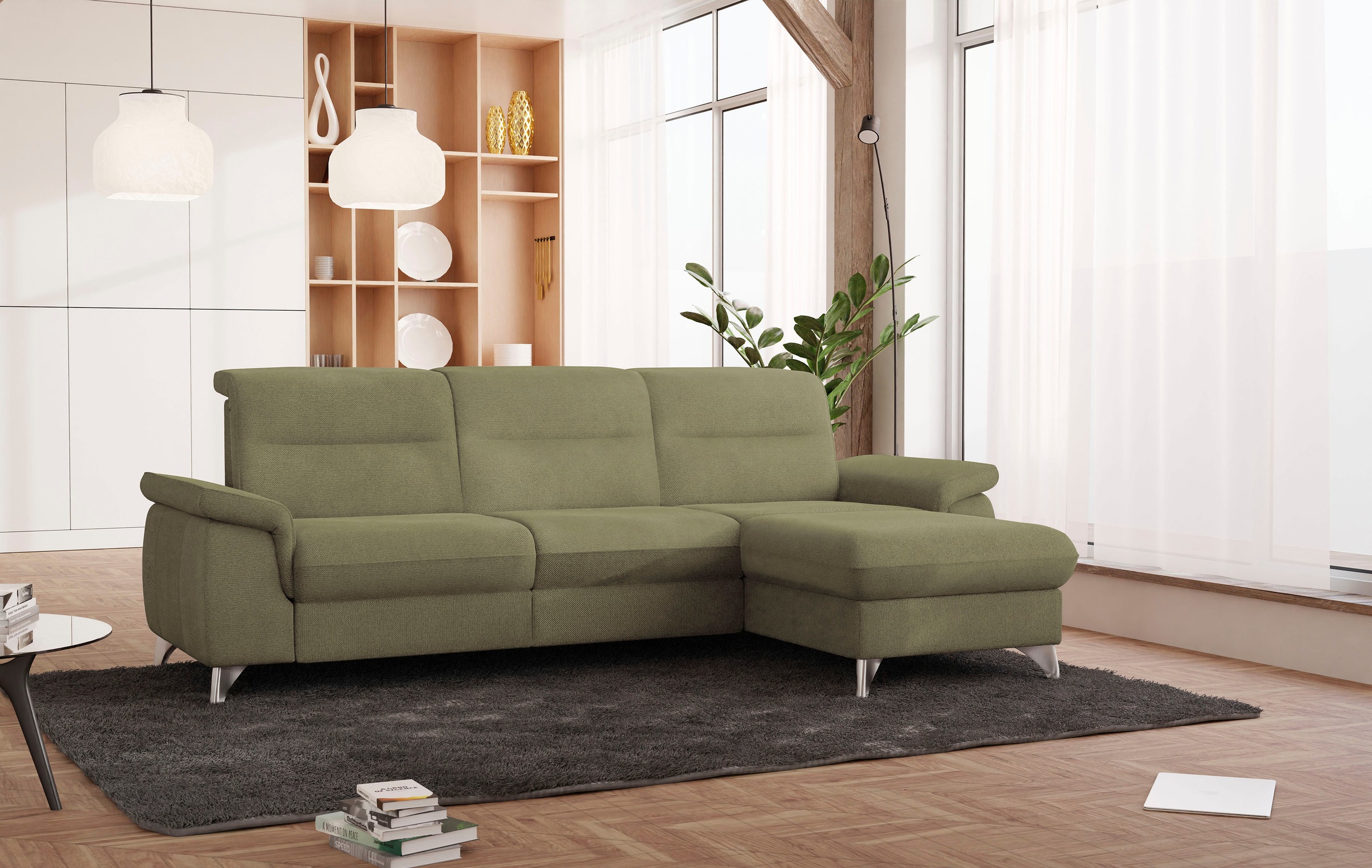 sit&more Ecksofa "Astoria L-Form" wahlweise mit motorischer Relaxfunktion günstig online kaufen