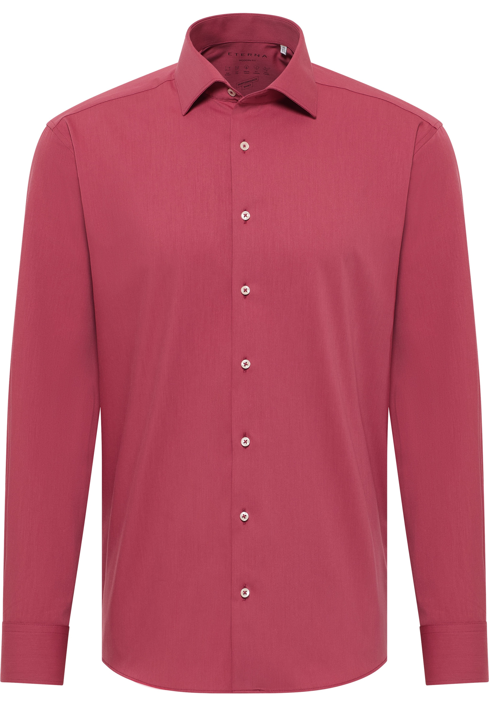 Eterna Langarmhemd "MODERN FIT", NON IRON (bügelfrei) günstig online kaufen