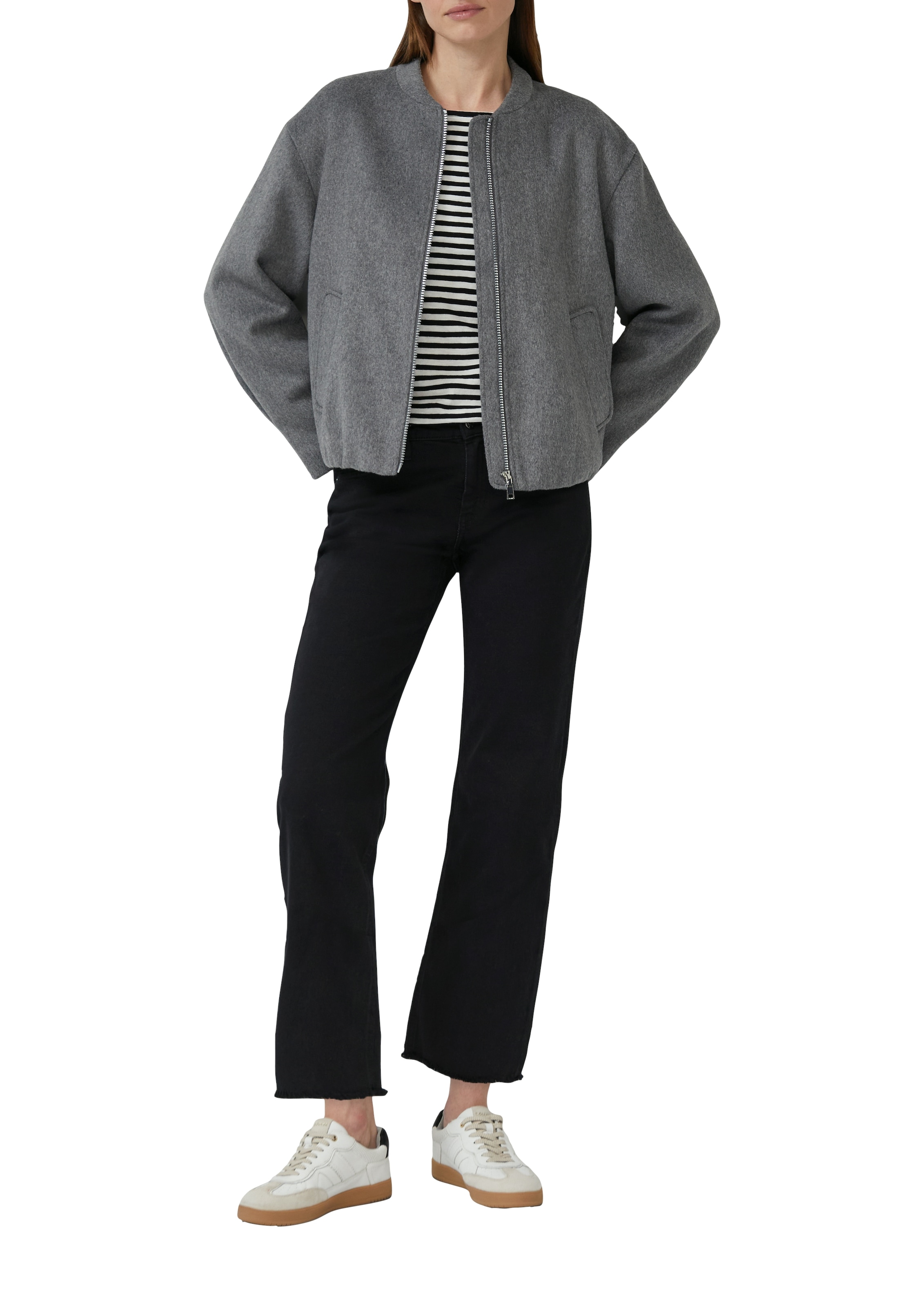 s.Oliver Langarmshirt, mit Streifen Muster