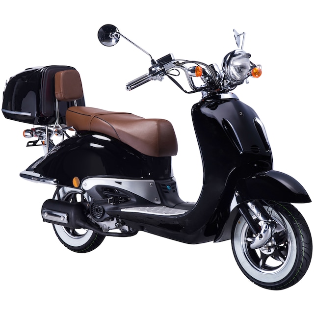 GT UNION Motorroller »Strada«, 50 cm³, 45 km/h, Euro 5, 3 PS, (Set), mit  Topcase auf Rechnung bestellen | BAUR