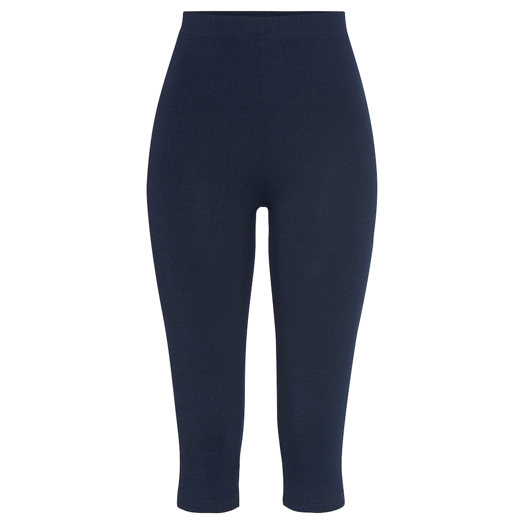 Vivance active Caprileggings, (2er-Pack), mit Gummibund, Loungewear