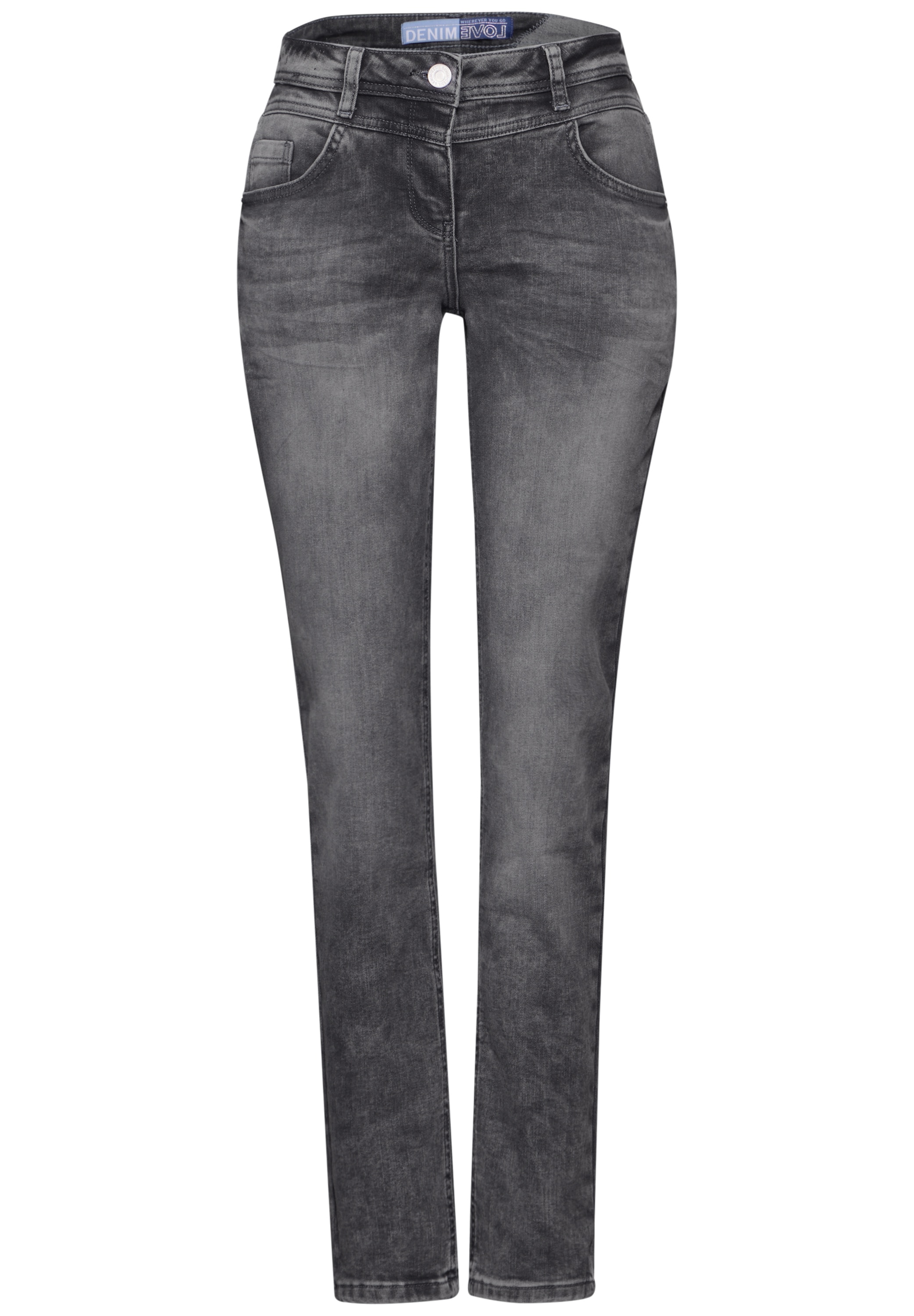 Cecil Comfort-fit-Jeans, Middle Waist