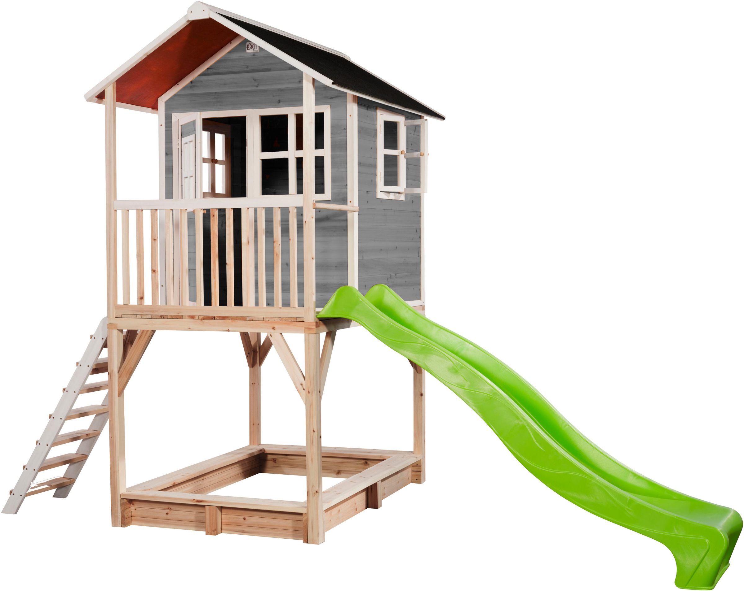 EXIT Spielhaus »Loft 700, grau« FSC® - schützt Wald