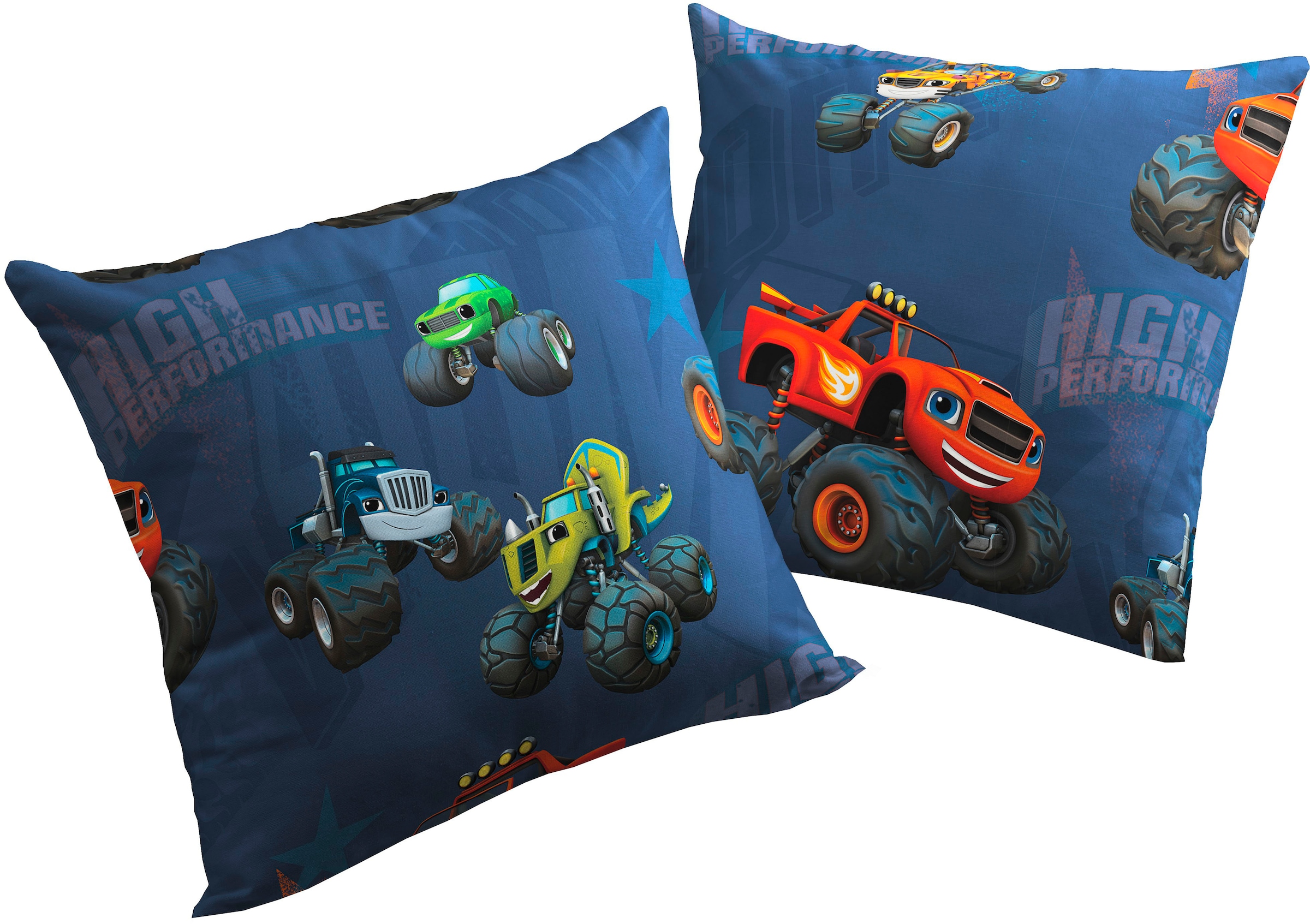 Wirth Dekokissen "Trucks" Nickelodeon, Kissenhülle ohne Füllung, 2 Stück günstig online kaufen