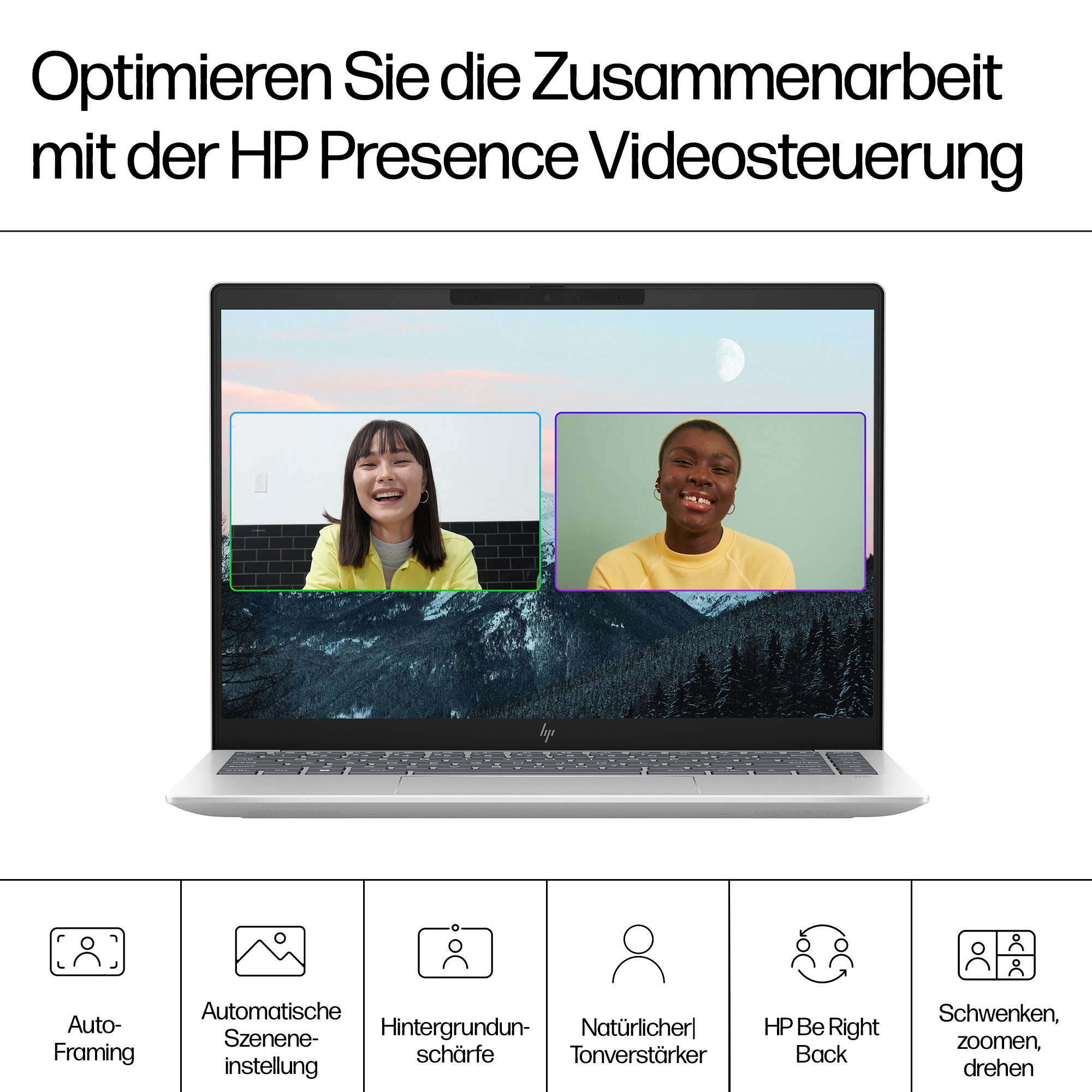 HP Notebook »Pavilion 14-ey0257ng«, 35,6 cm, / 14 Zoll, AMD, Ryzen 5, Radeon 740M, 1000 GB SSD