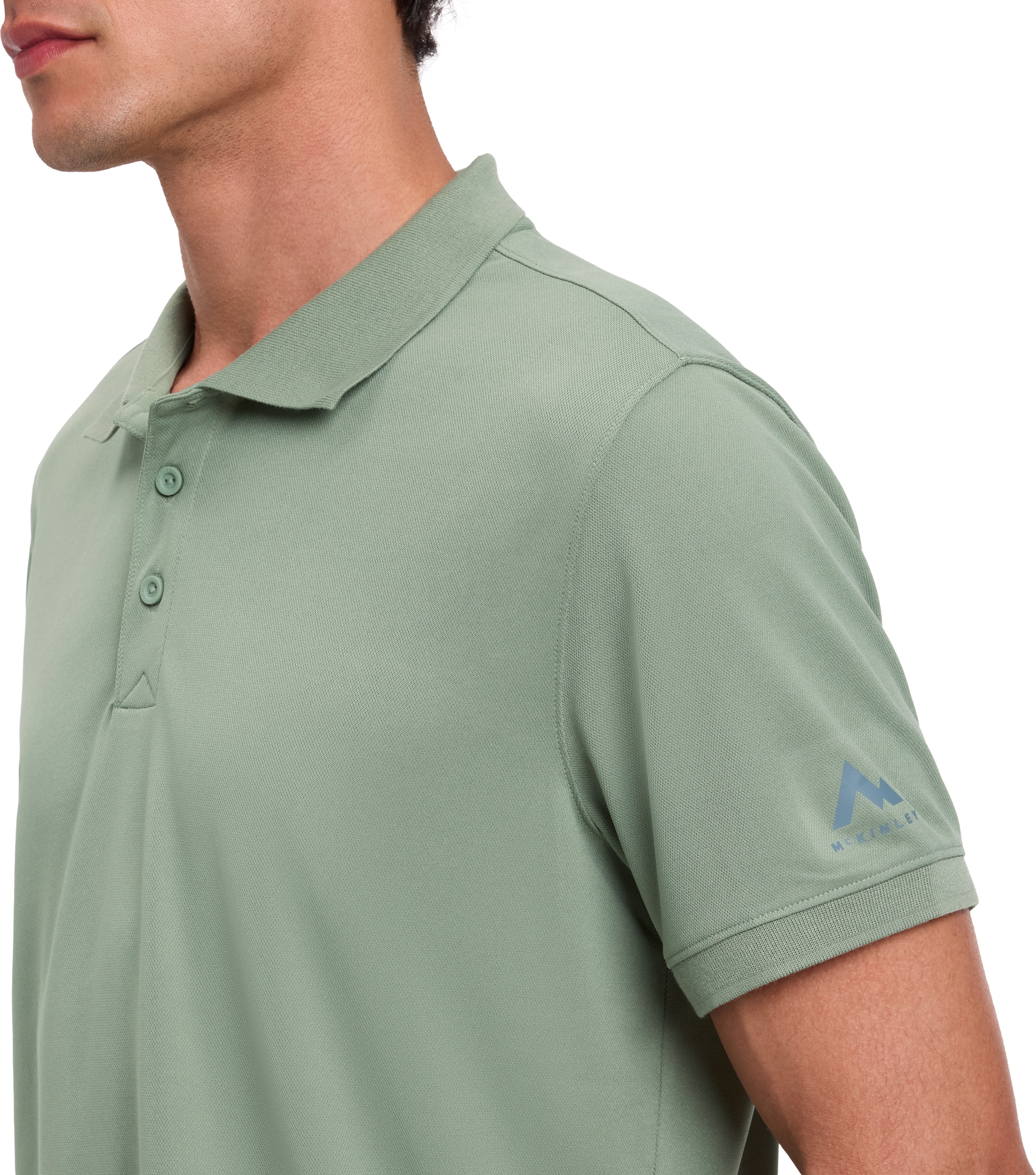 McKINLEY Poloshirt »HE.-POLO LANGO M« sportlicher Stil, Kurzarm, für vielseitige Aktivitäten