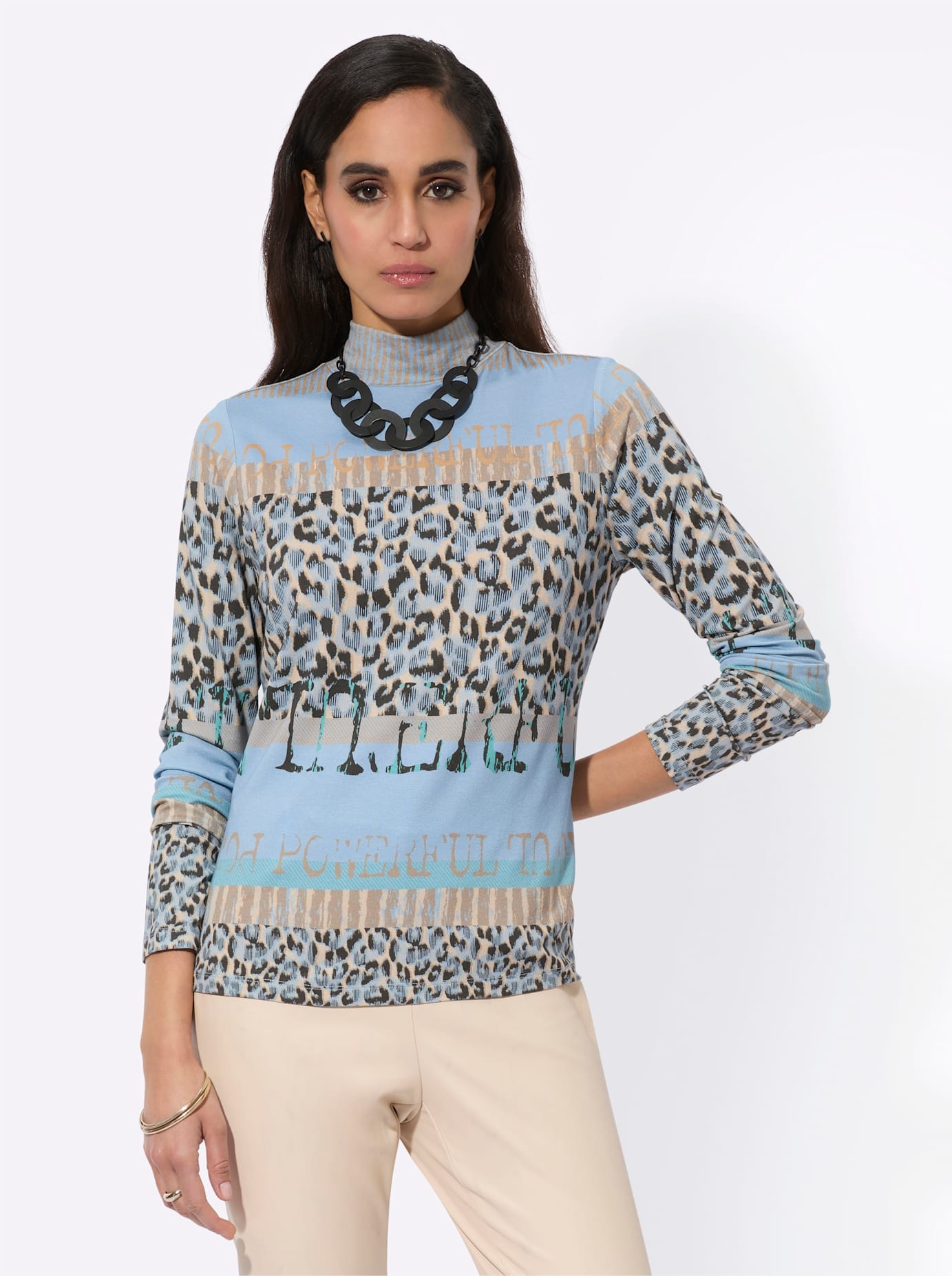 creation L Stehkragenshirt "Stehkragen-Shirt", 1 Stk. günstig online kaufen