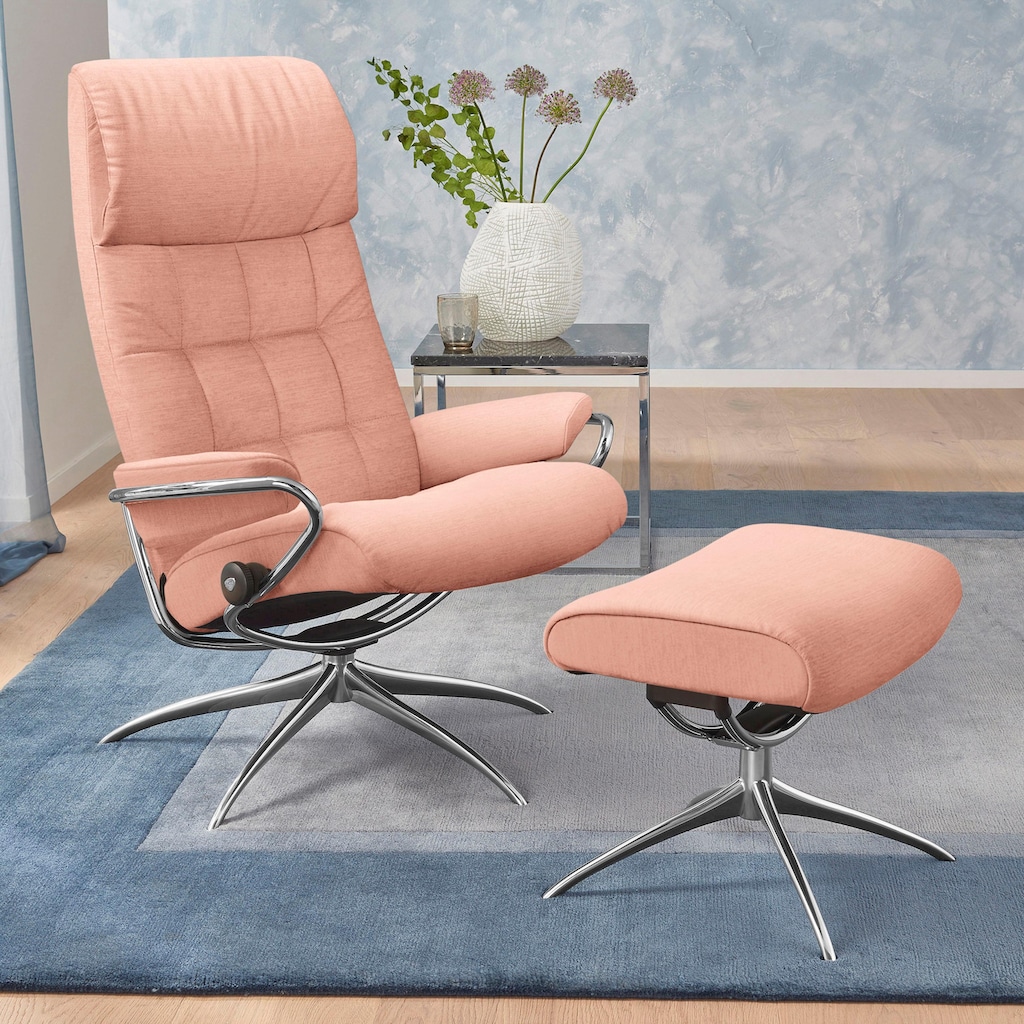 Stressless® Relaxsessel »London«, (Set, Relaxsessel mit Hocker)