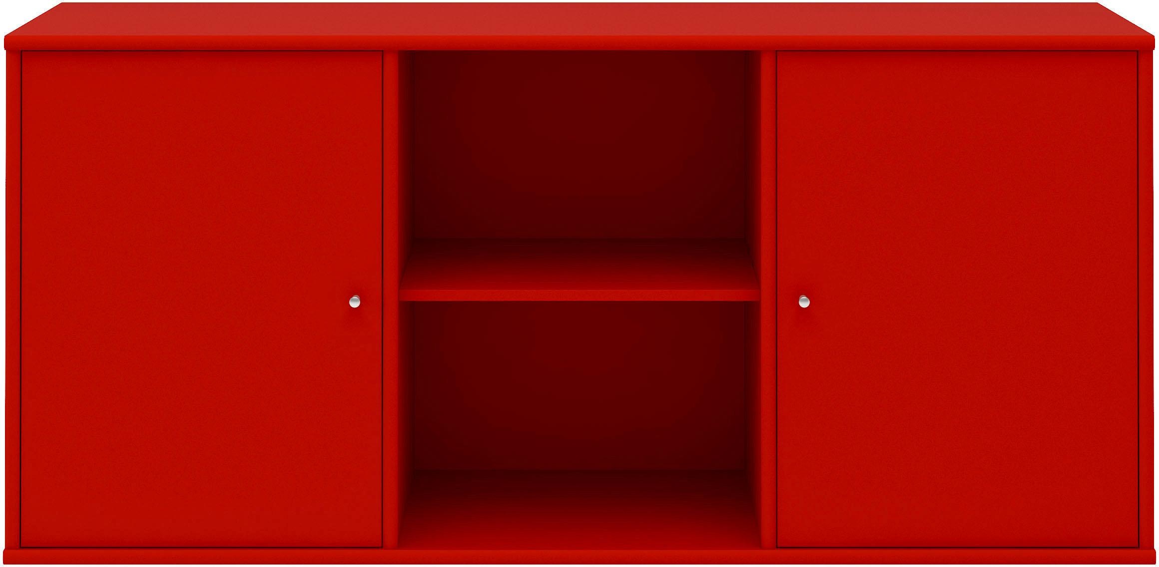 Hammel Furniture Sideboard »Mistral, Hochwertig Schrank, hängend/stehend montierbar«, mit zwei Türen, B: 133 cm, anpassungsbar Designmöbel