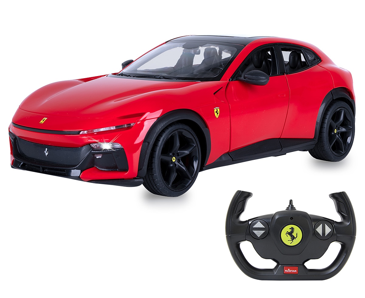 "RC-Auto JAMARA ""Ferrari Purosangue 1:14 rot 2,4GHz Tür manuell"", rot, Fernlenkfahrzeuge, KinderB:15,1cm H:11,3cm T:34,5cm, B:15,1cm H:11,3cm