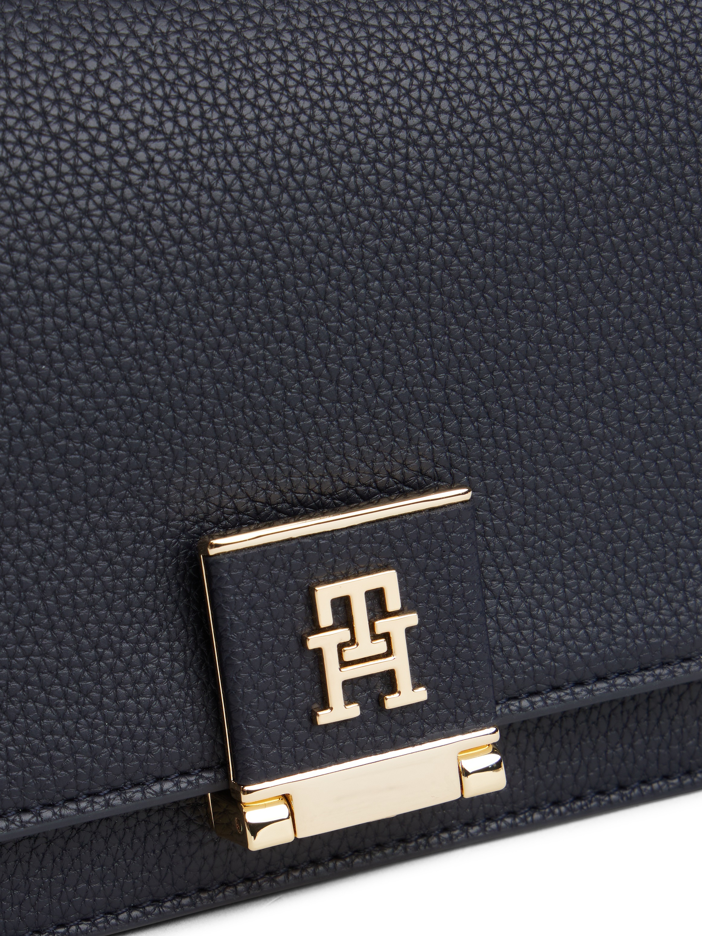 Tommy Hilfiger Umhängetasche »TH HER MED CROSSOVER CORP«, Damen Handtasche, Clutch, seitliche Besätzen in Tommy Farben