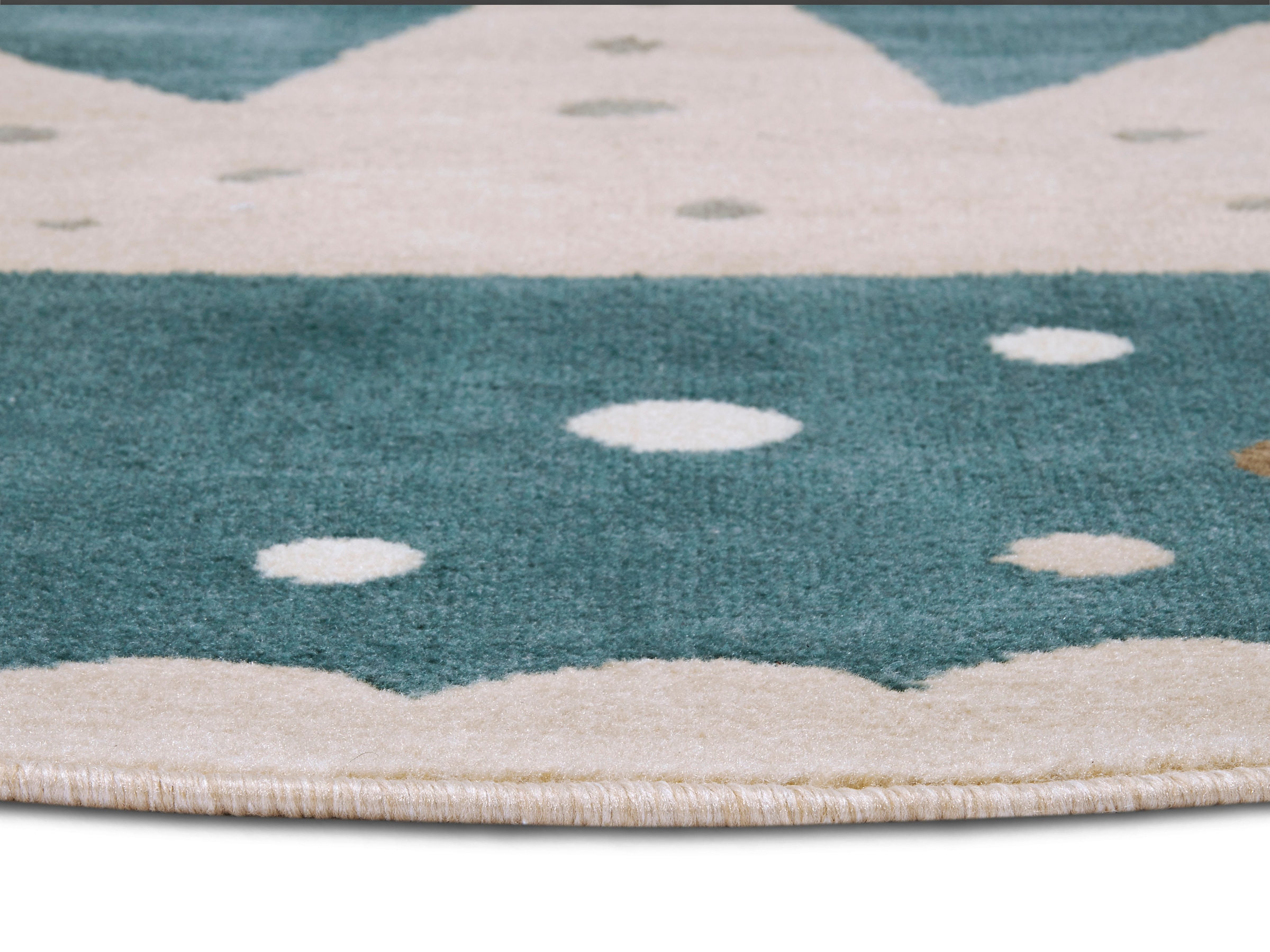 HANSE Home Kinderteppich »Adventures Crown«, rund, 8 mm Höhe, Spielteppich, fest, Kinderzimmer, Kurzflor, Spielunterlage
