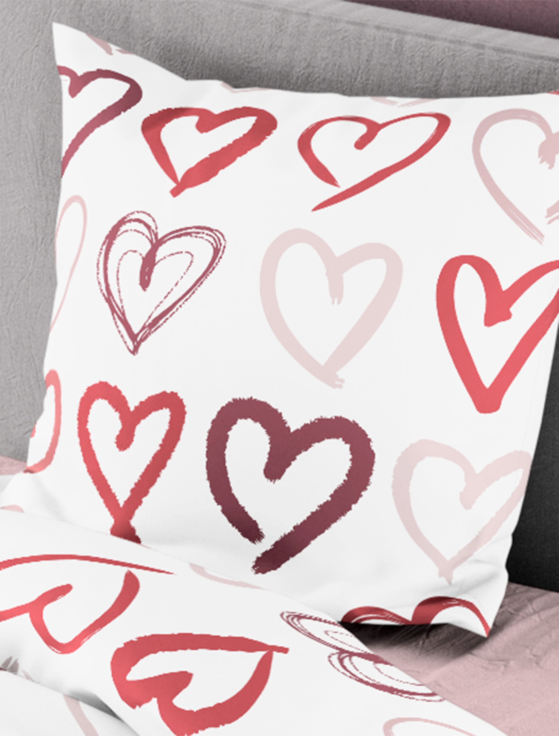 BIERBAUM Bettwäsche »Bettwäsche 4145« 2 Mako-Satin, 100  % Baumwolle, pflegeleicht, seidig glänzend