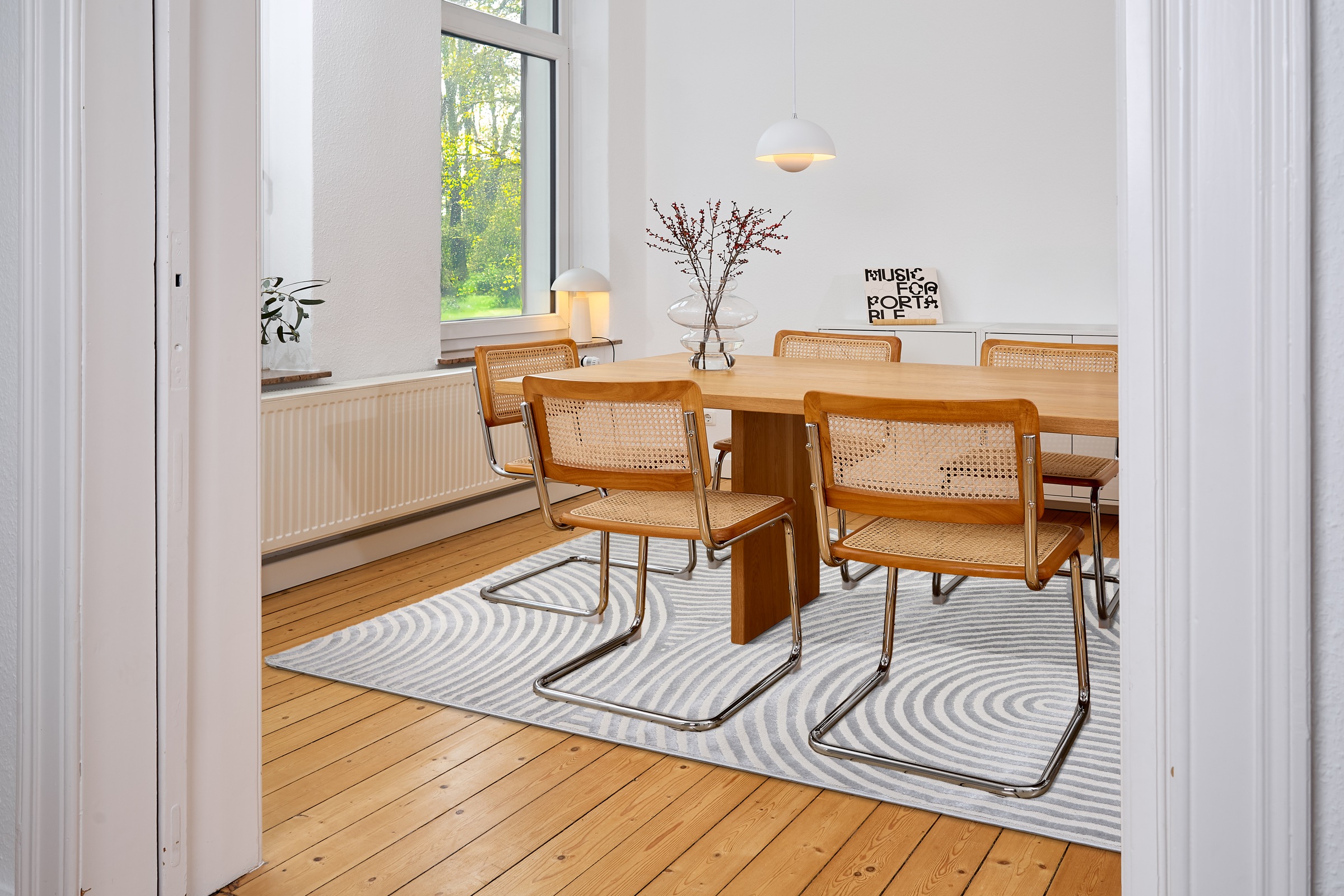 ASTRA Teppich »Jules 253«, rechteckig, 8 mm Höhe, Hoch Tief Struktur, Kurzflor, Wohnzimmer, Schlafzimmer