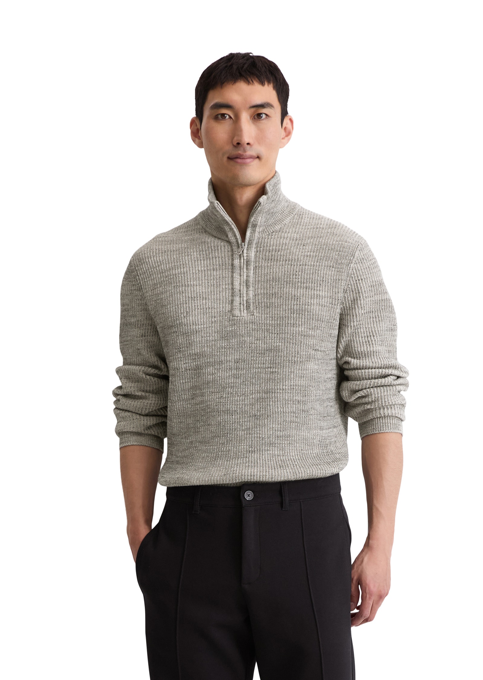 Marc OPolo Troyer "aus Baumwoll-Schurwoll-Mix" günstig online kaufen