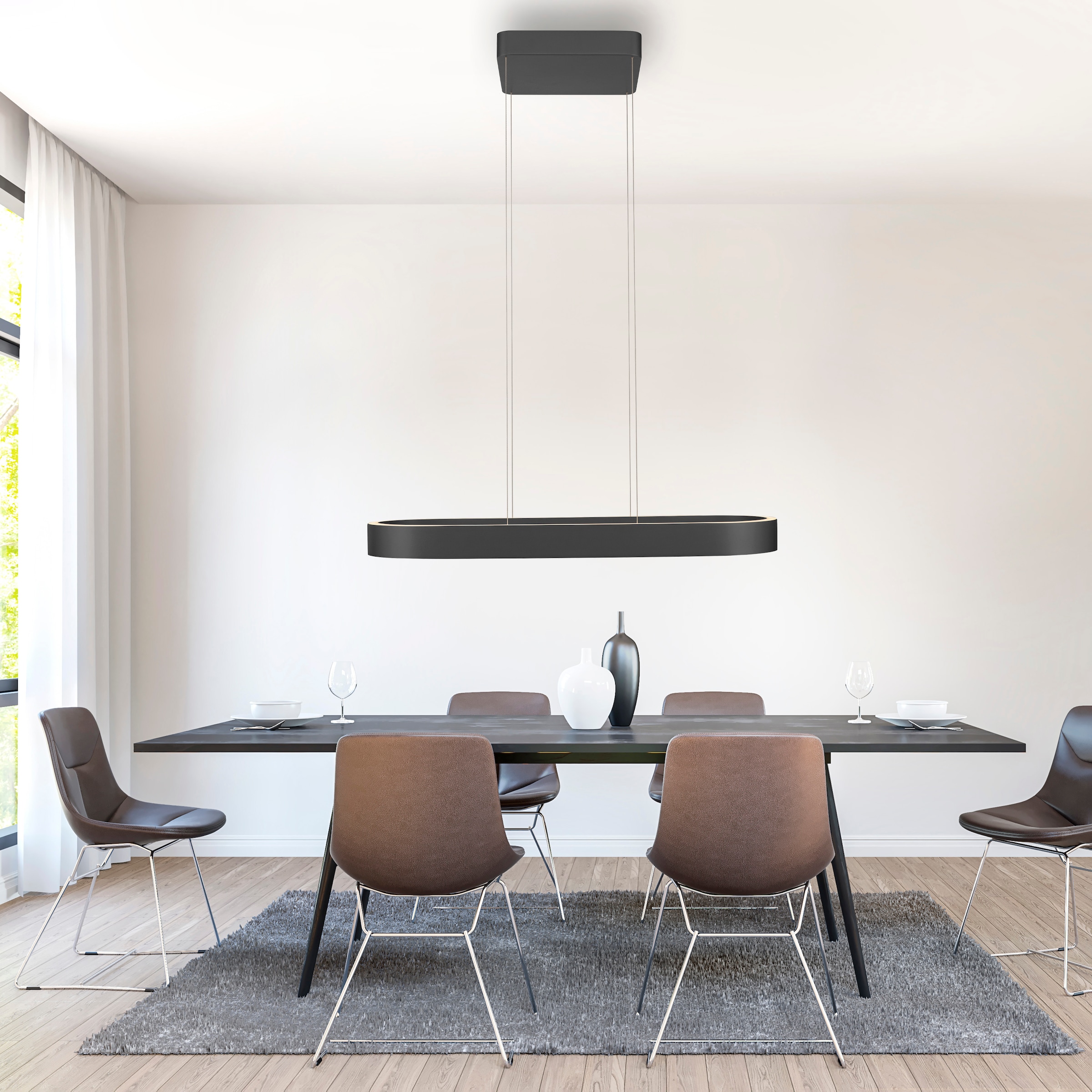 Neuhaus Q DESIGN CONTROL LIGHTS LED Pendelleuchte »Q-STRETTO« LED-Board 1 Stk. warmweiß - kaltweiß