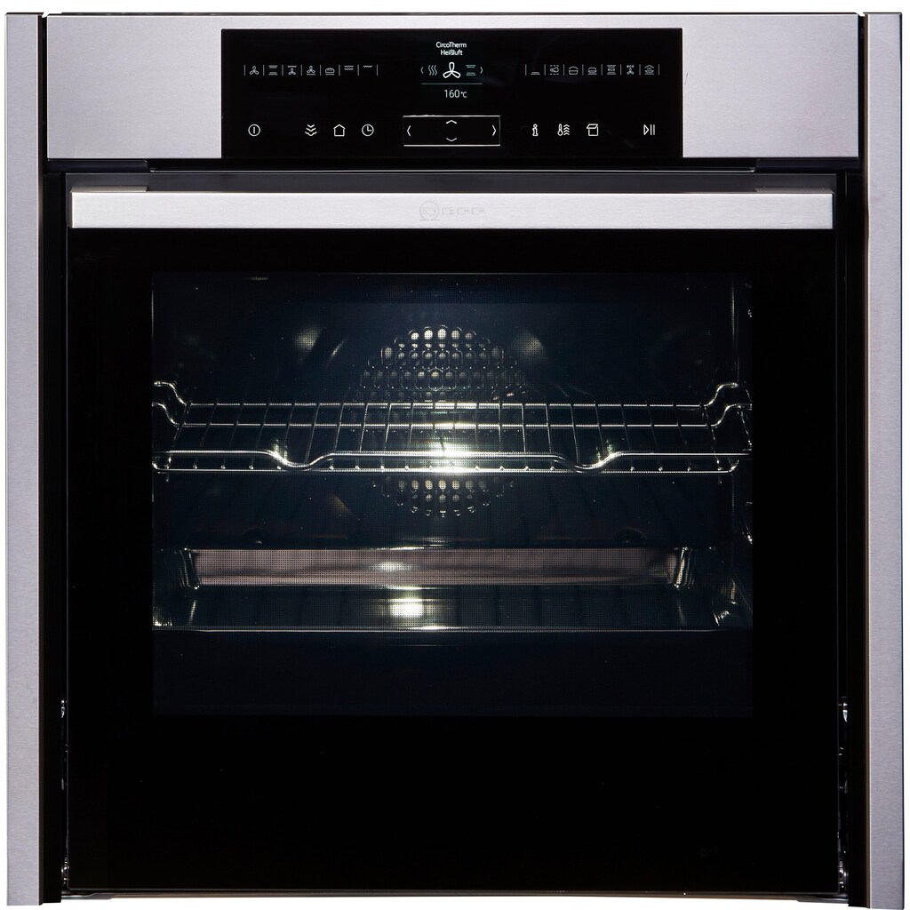 NEFF Dampfbackofen »B55VR22N0«, N 70, mit Teleskopauszug nachrüstbar, Pyrolyse-Selbstreinigung, CircoTherm®, mit Slide&Hide®