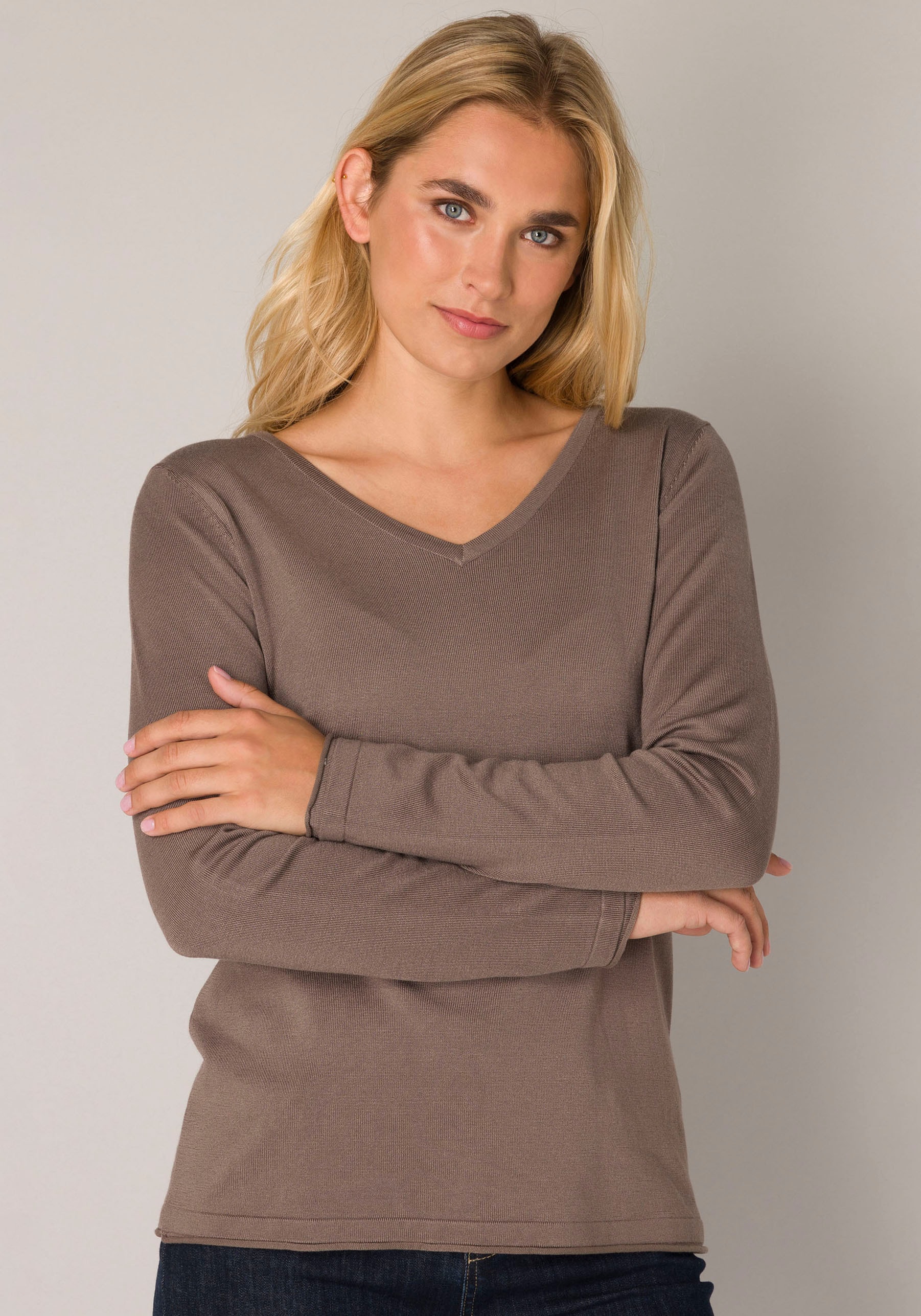 Base Level V-Ausschnitt-Pullover, mit kaufen V-Ausschnitt BAUR 
