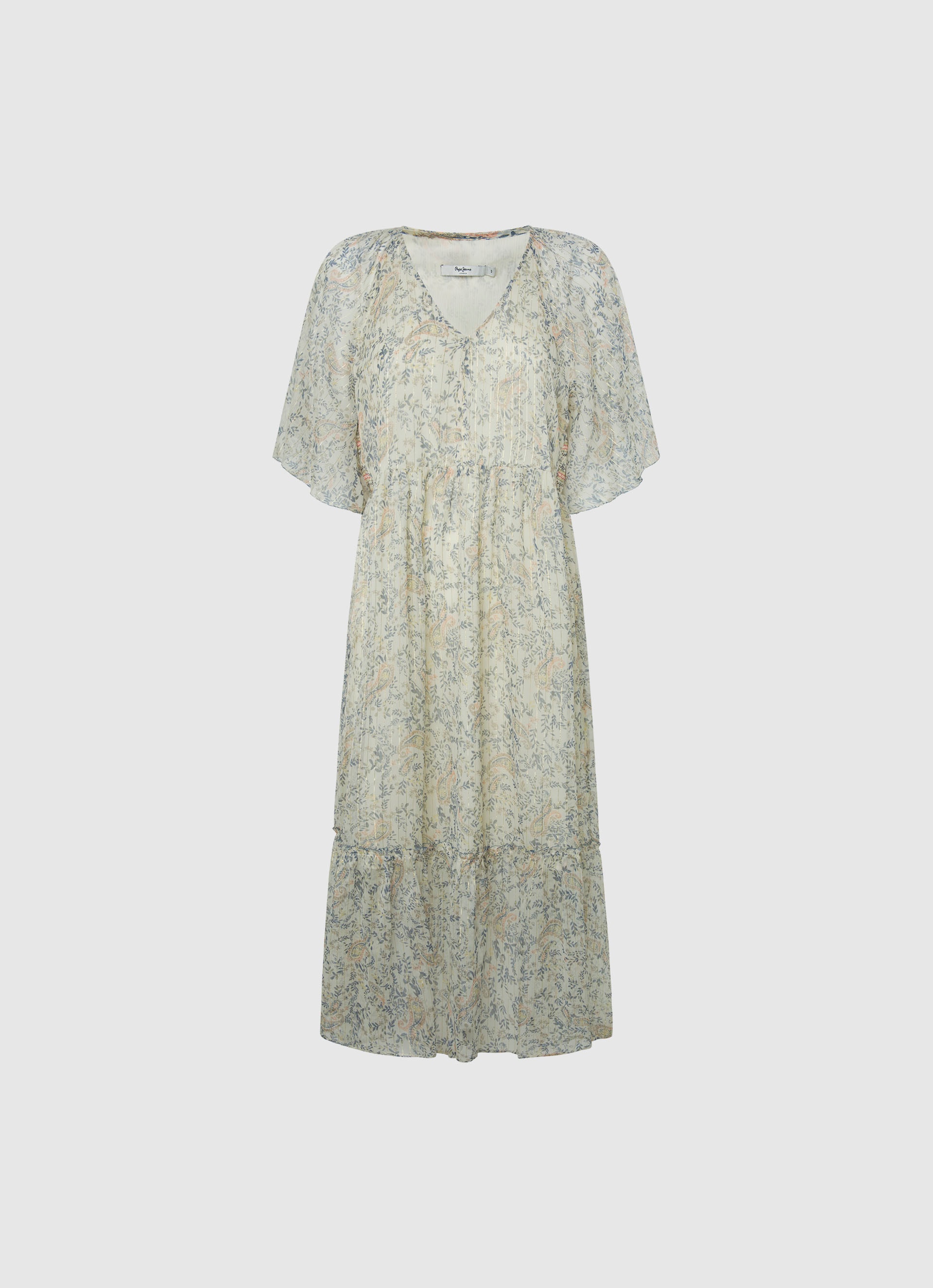 Pepe Jeans Maxikleid »MAY«, mit Paisleymuster, im Boho-Stil