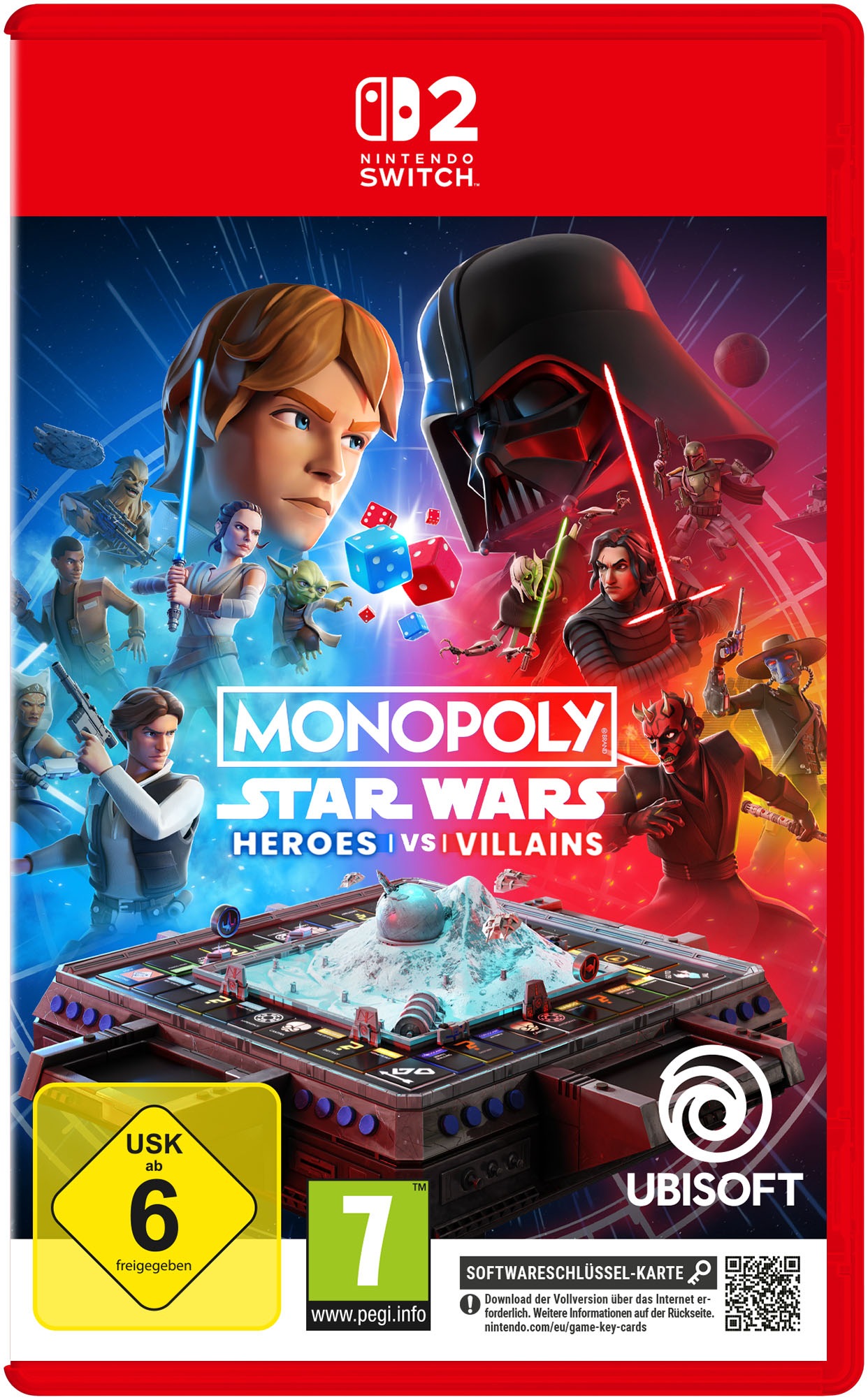 UBISOFT Spielesoftware "Monopoly: Star Wars Heroes vs. Villains", ohne farbbezeichnung, Nintendo Switch 2, Spielesoftware