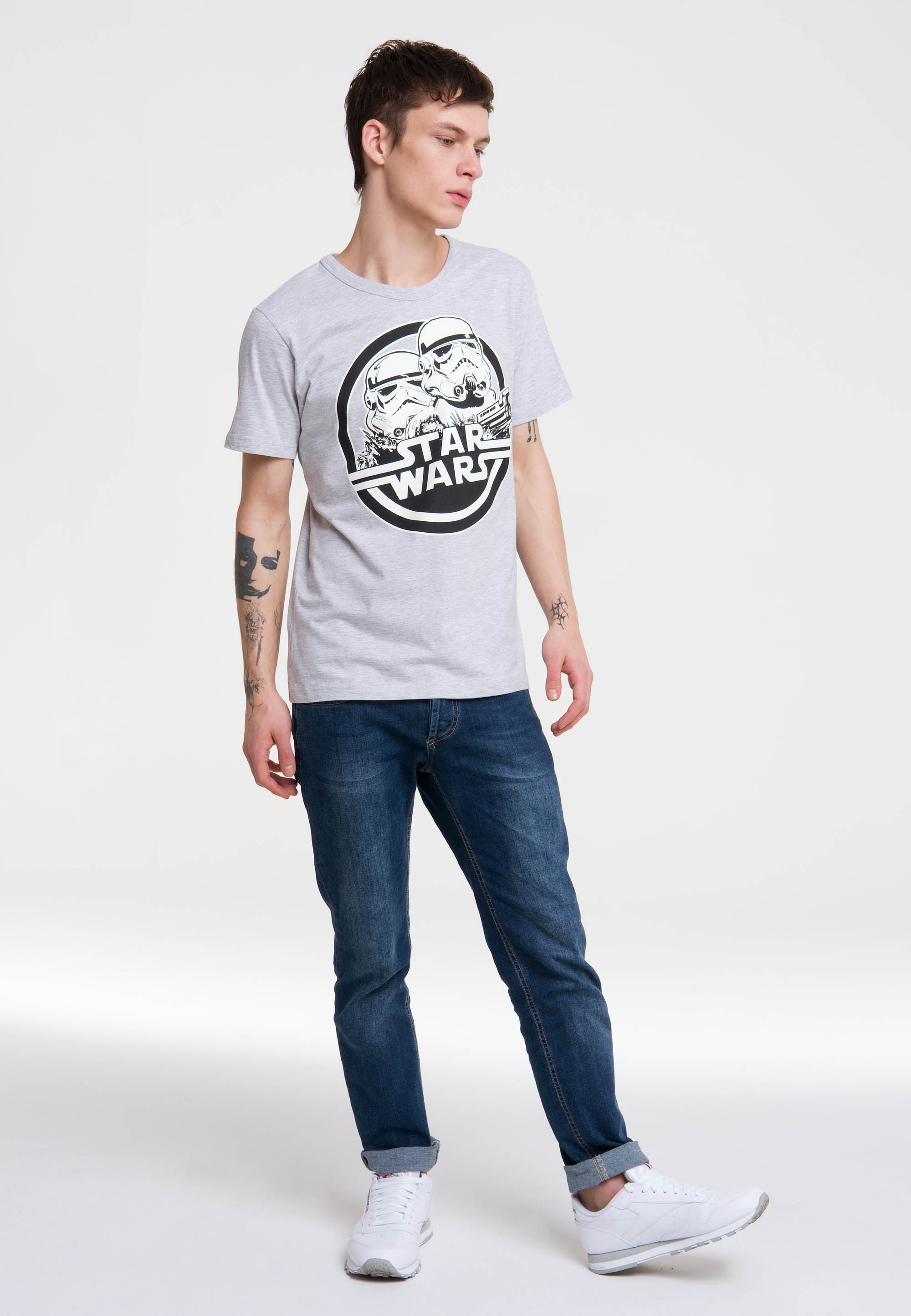 LOGOSHIRT T-Shirt »Stormtrooper - Krieg der Sterne«, mit tollem Aufdruck