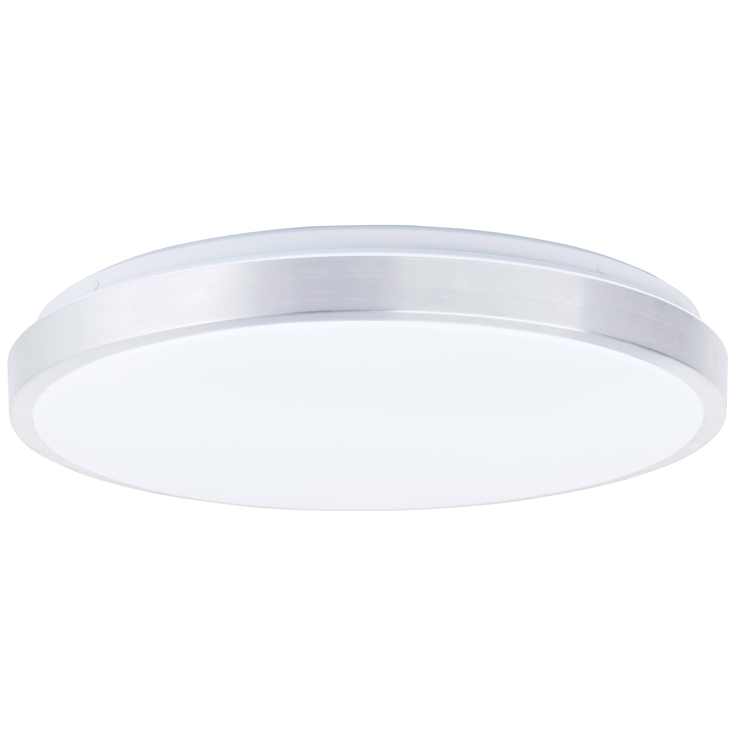 BreLight LED Wandleuchte »Livius«, D 49 cm, 3800 lm, 3000-6500 K, CCT, dimmbar, nickelfarben