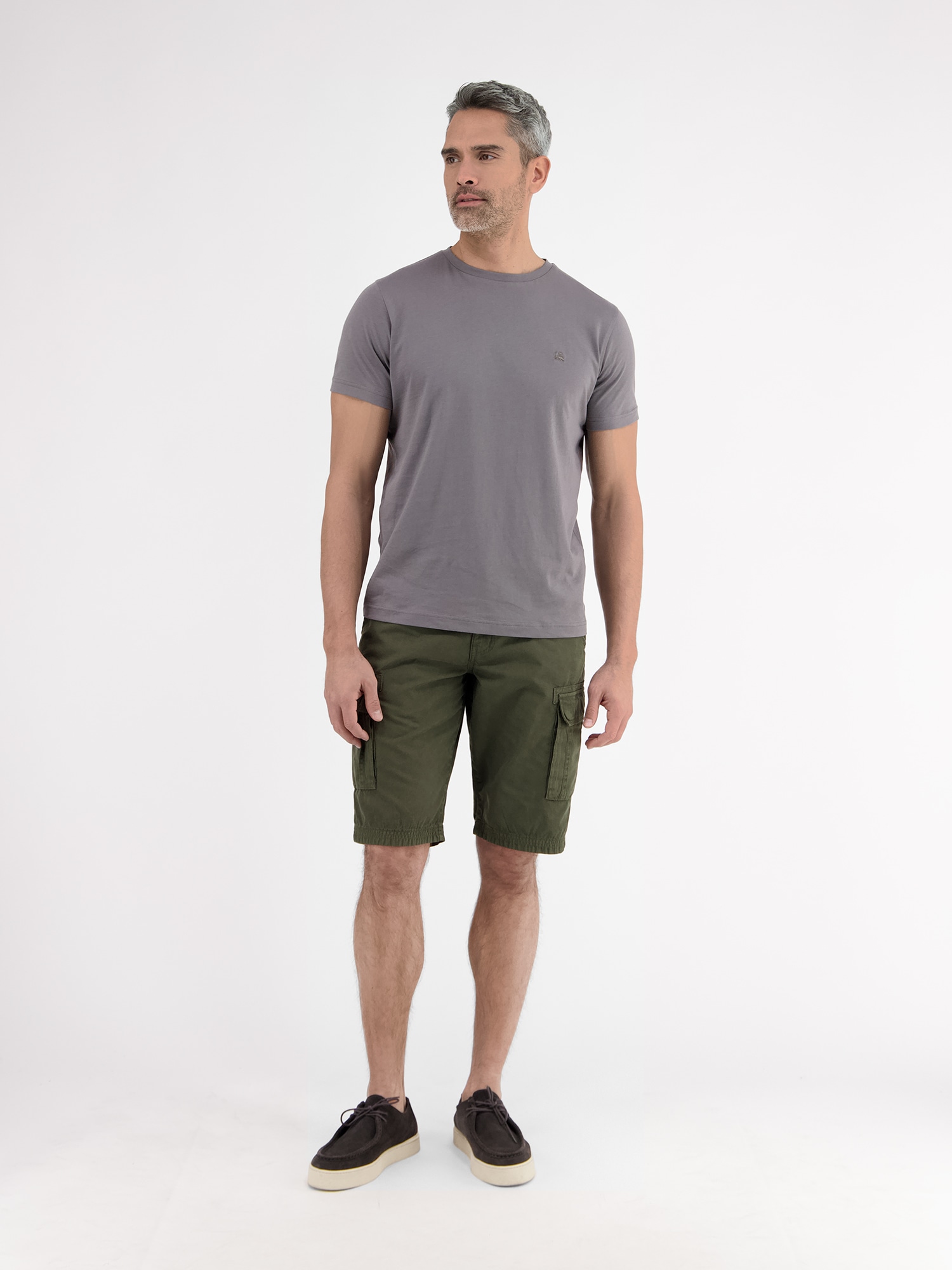 LERROS Bermudas »LERROS Cargobermuda inklusive Gürtel«, (Set)