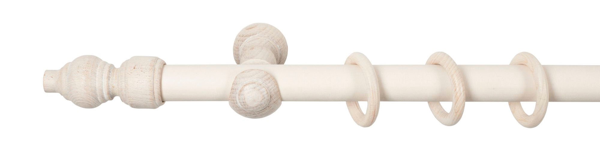 SN DECO GROUP Gardinenstange "Filigrano" 1 läufig-läufig Fixmaß 28 mm, Holz günstig online kaufen