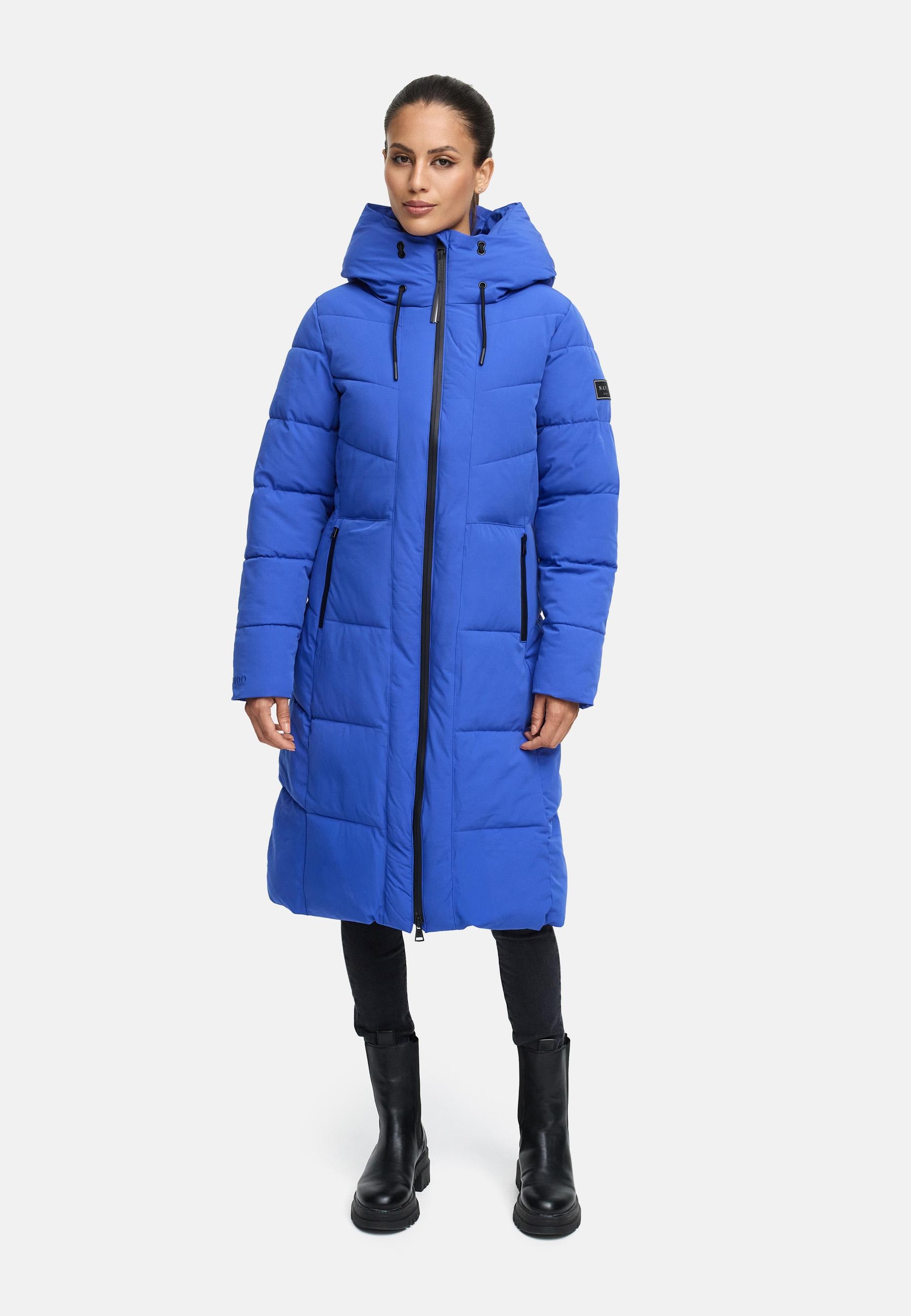Navahoo Steppmantel »Schokokuss XIV«, Warmer Damen gesteppter Wintermantel mit Kapuze