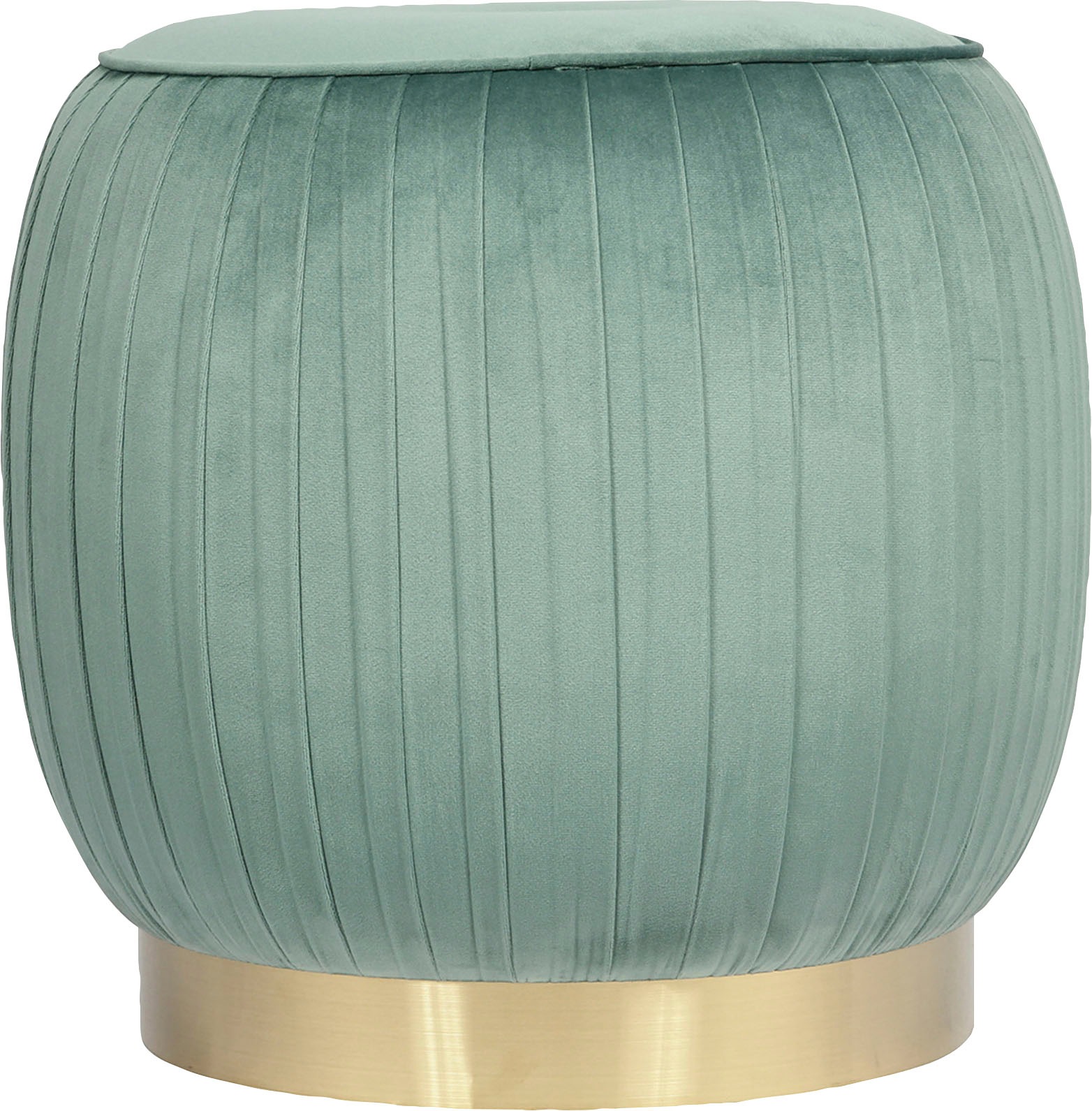 Kayoom Sitzhocker "Hocker Lilje, Edler Touch durch goldenen Sockel,Hochwert günstig online kaufen