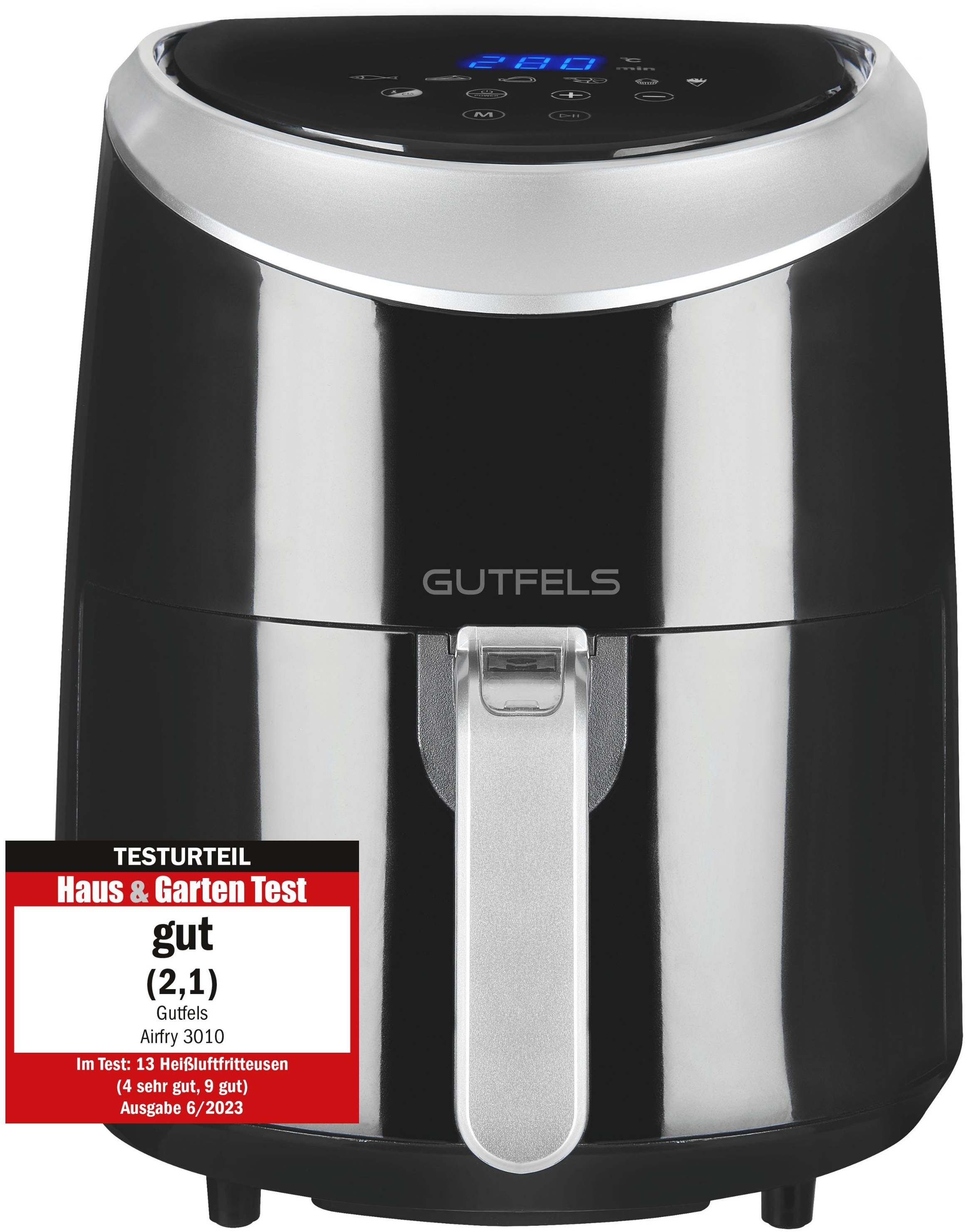 Gutfels Heißluftfritteuse »AIRFRY 3010«, 1300 W