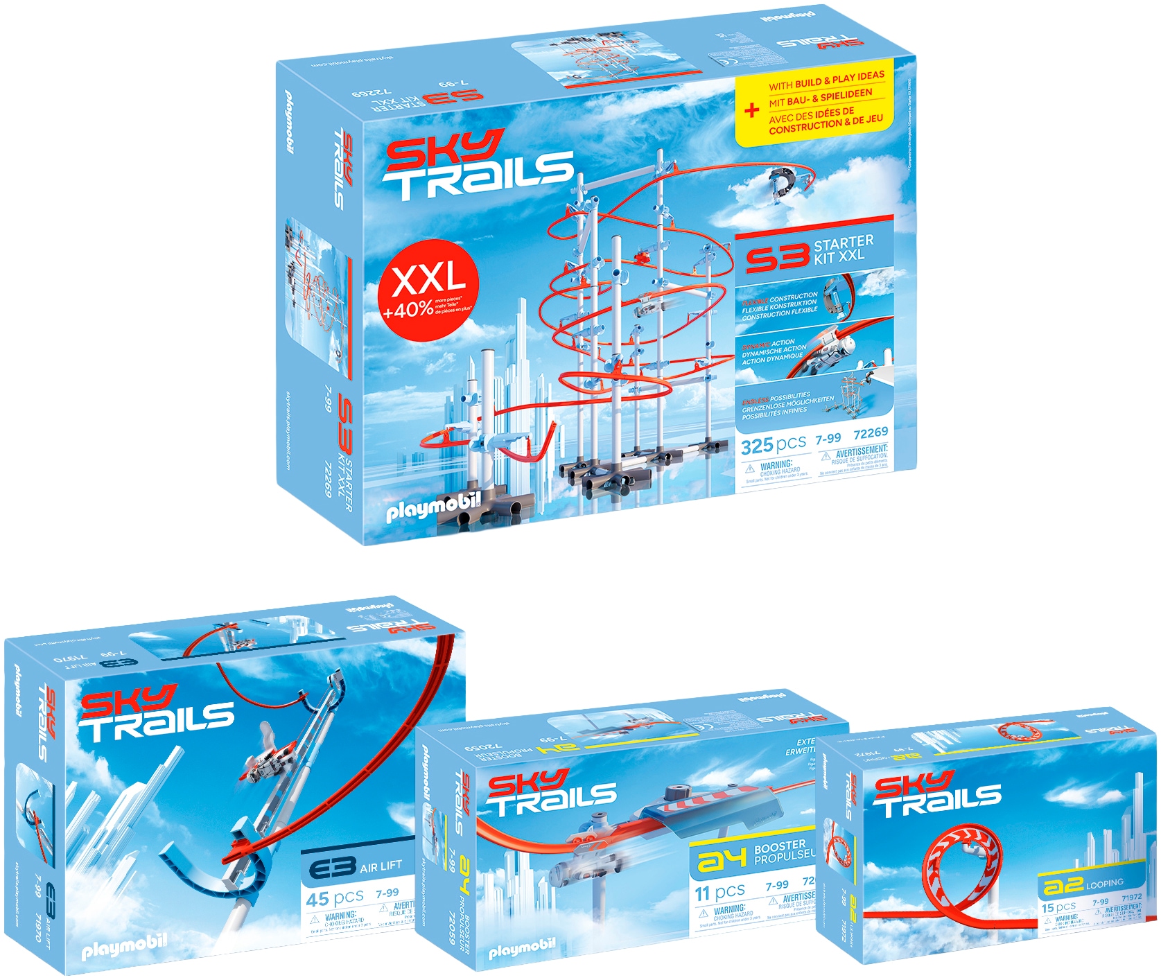 Playmobil® Konstruktions-Spielset »Starter Kit XXL (72269), SkyTrails« Made in Europe