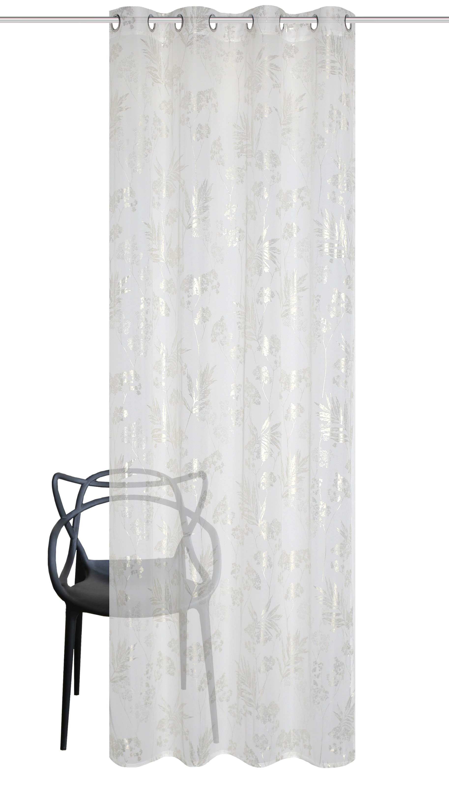 HOME WOHNIDEEN Vorhang »BELAGIO« Ösen 1 Stk. tlg. bedruckt