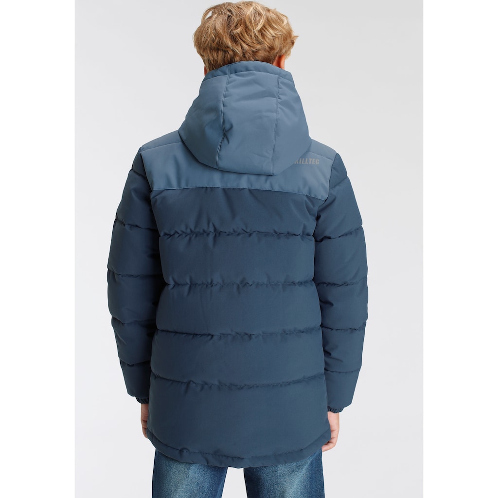 Killtec Winterjacke »KW 1 BYS JCKT OT - für Kinder«, mit Kapuze, Winddicht & Wasserabweisend & Atmungsaktiv