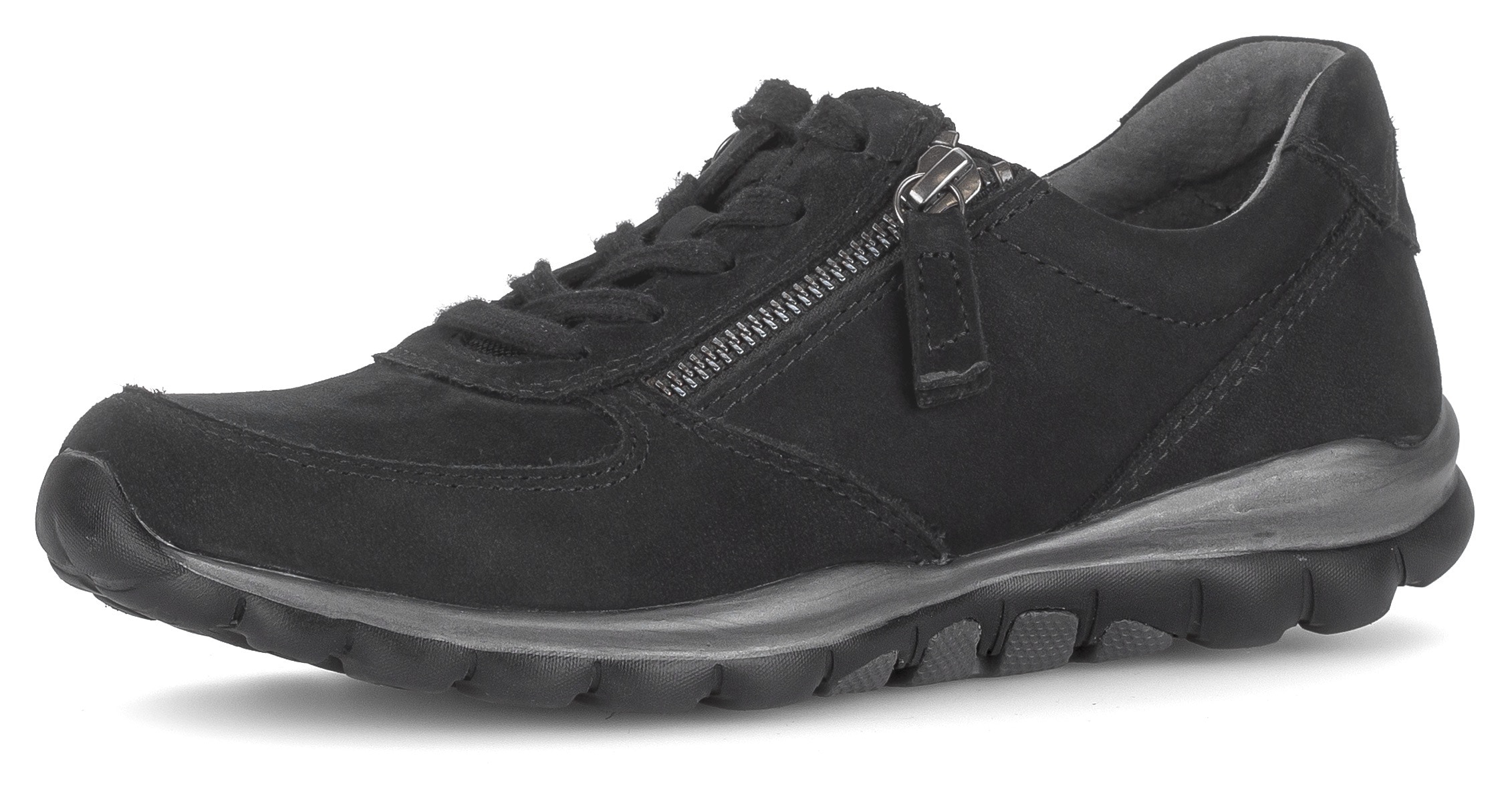 Gabor Keilsneaker, Freizeitschuh, Halbschuh, Schnürschuh mit Logo an der Ferse