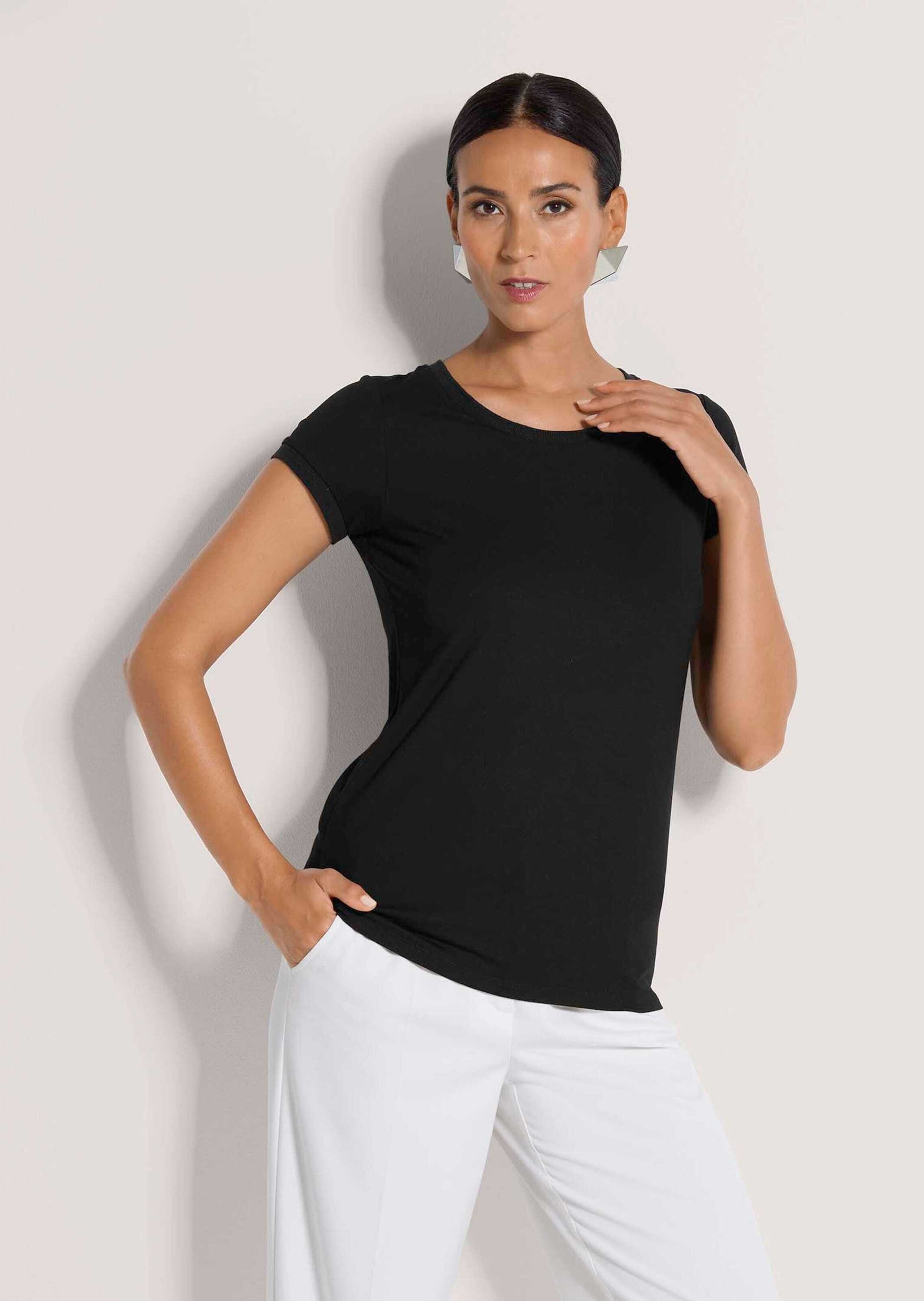 Thumbnail - MADELEINE Kurzarmshirt "Jerseyshirt Kurzarm Jersey Basicoberteil" angenehme Stretchqualität