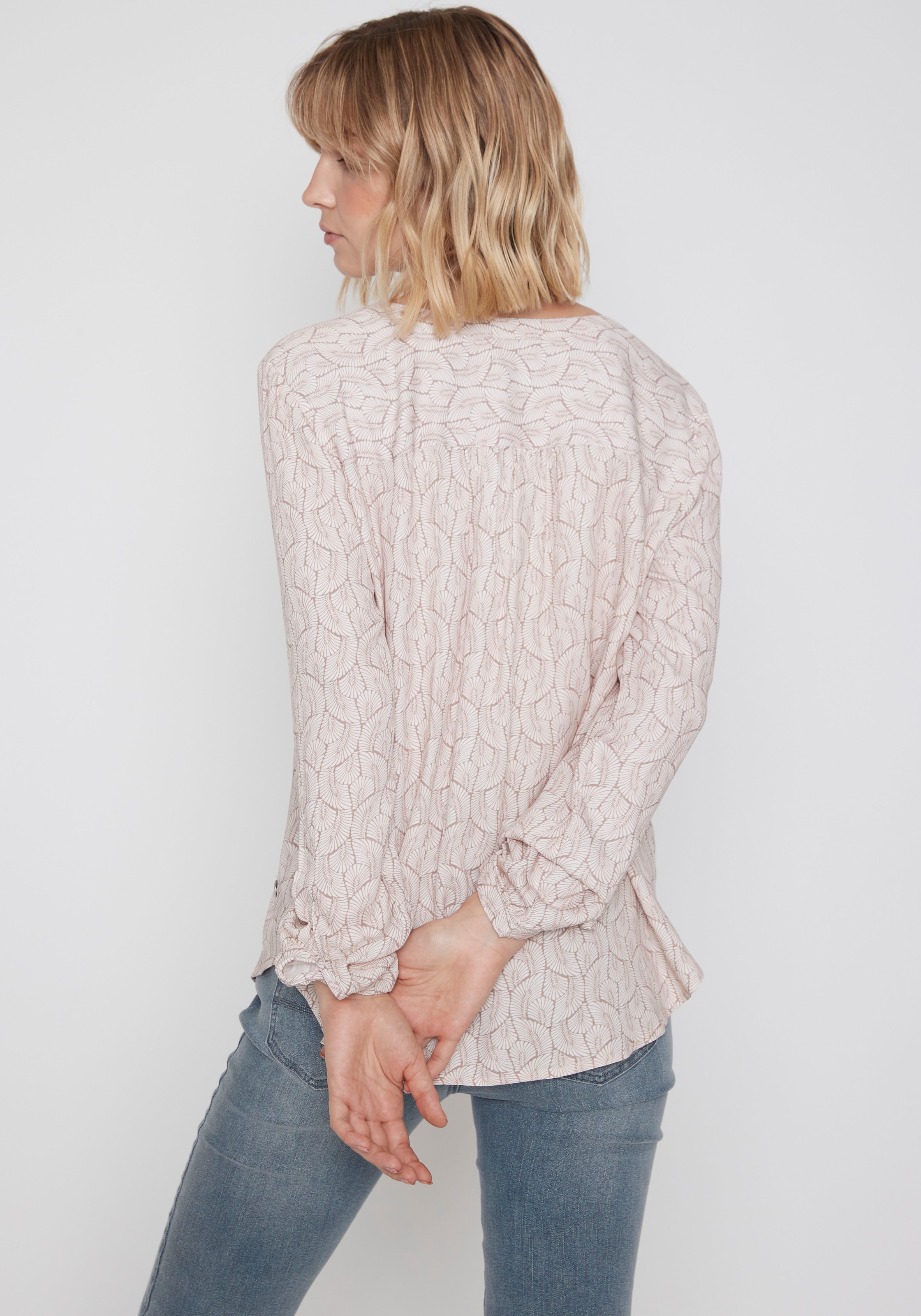 ZABAIONE Schlupfbluse »Blouse An44nabelle«, mit Seitenschlitz online kaufen  | BAUR