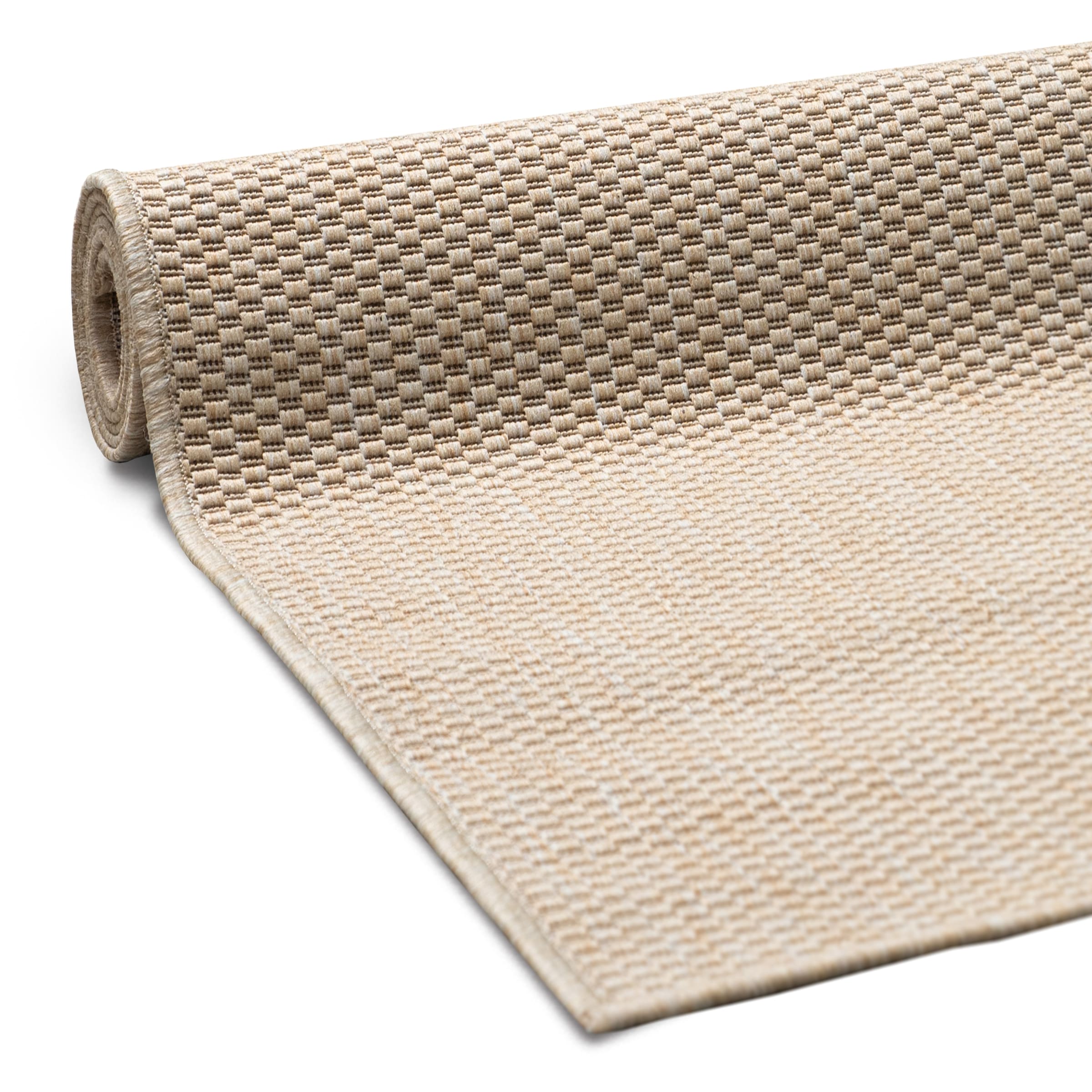 my home Teppich »Venedig auch als Läufer erhältlich«, rechteckig, 4 mm Höhe, In- und Outdoor geeignet, Sisal-Optik, Wetterfest & UV-beständig