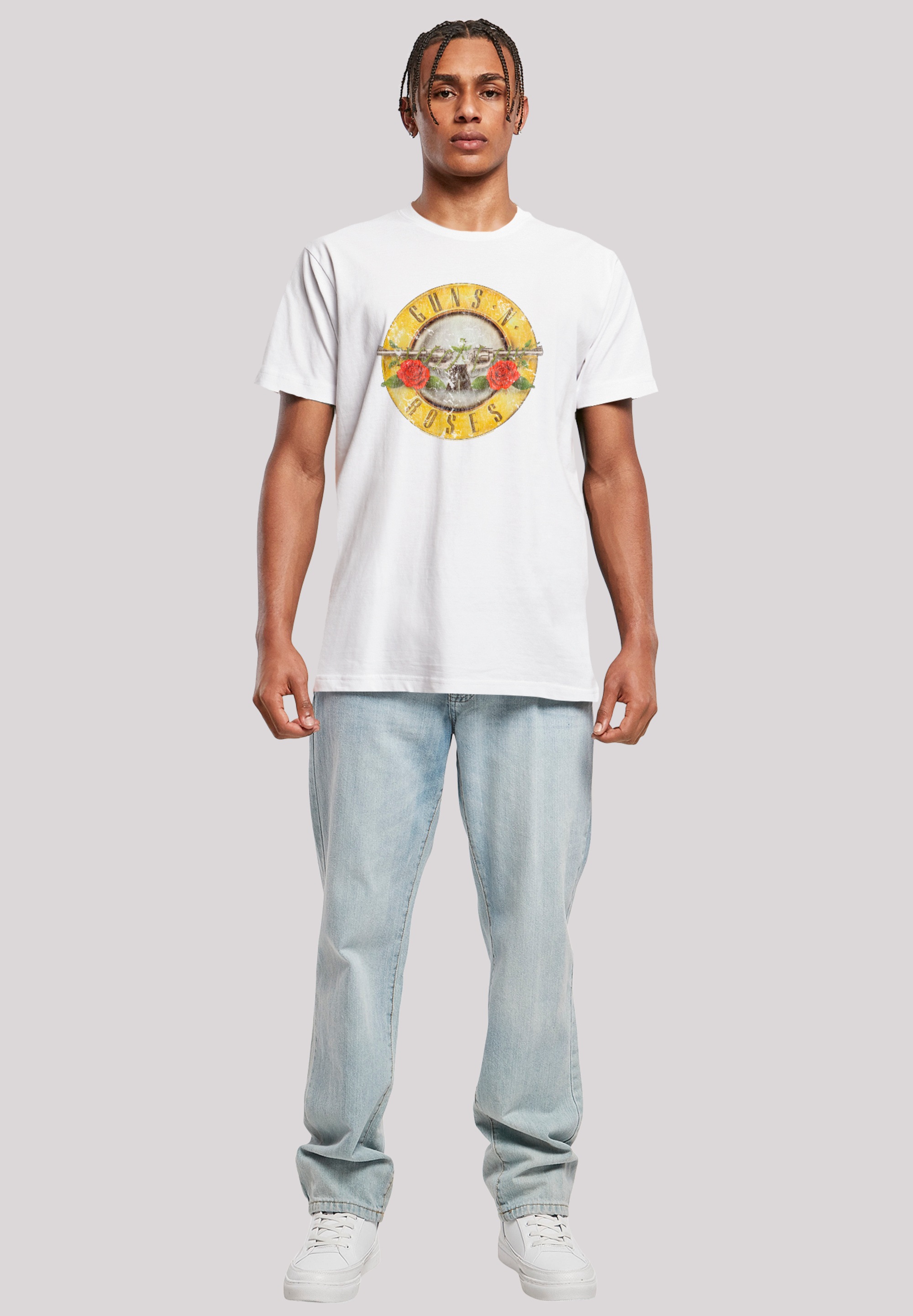 F4NT4STIC T-Shirt »Guns 'n' Roses Vintage Logo Rock Music Band«, Premium Qualität