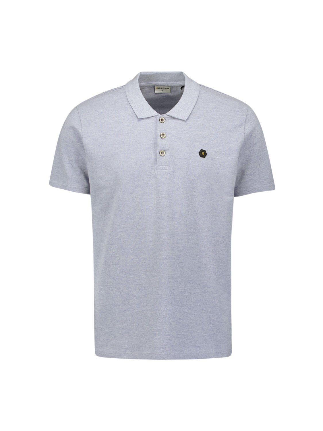 NO EXCESS Poloshirt »No Excess Poloshirt Polo Melange«