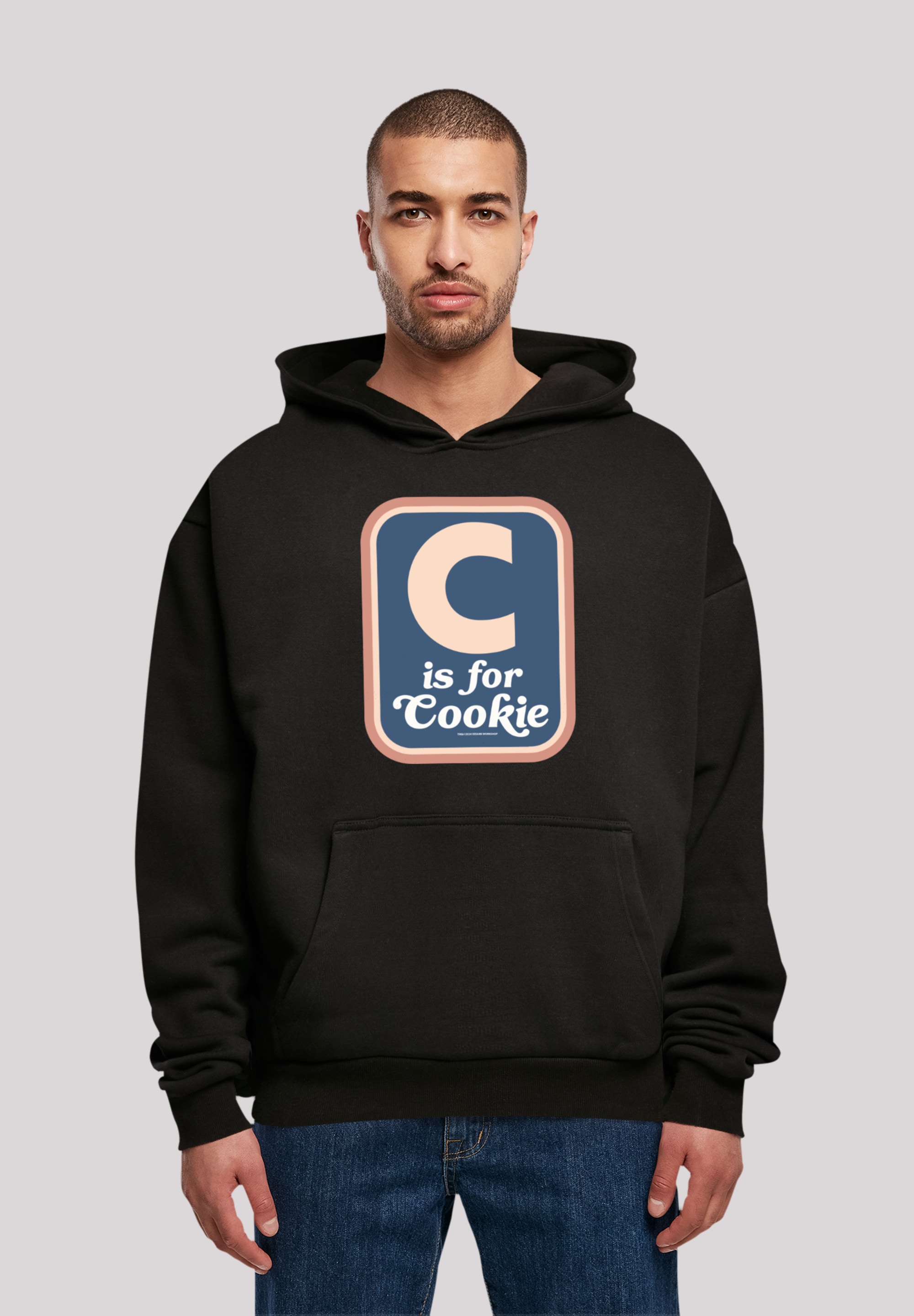 F4NT4STIC Kapuzenpullover "Sesamstraße C is for Cookie", Premium Qualität, günstig online kaufen