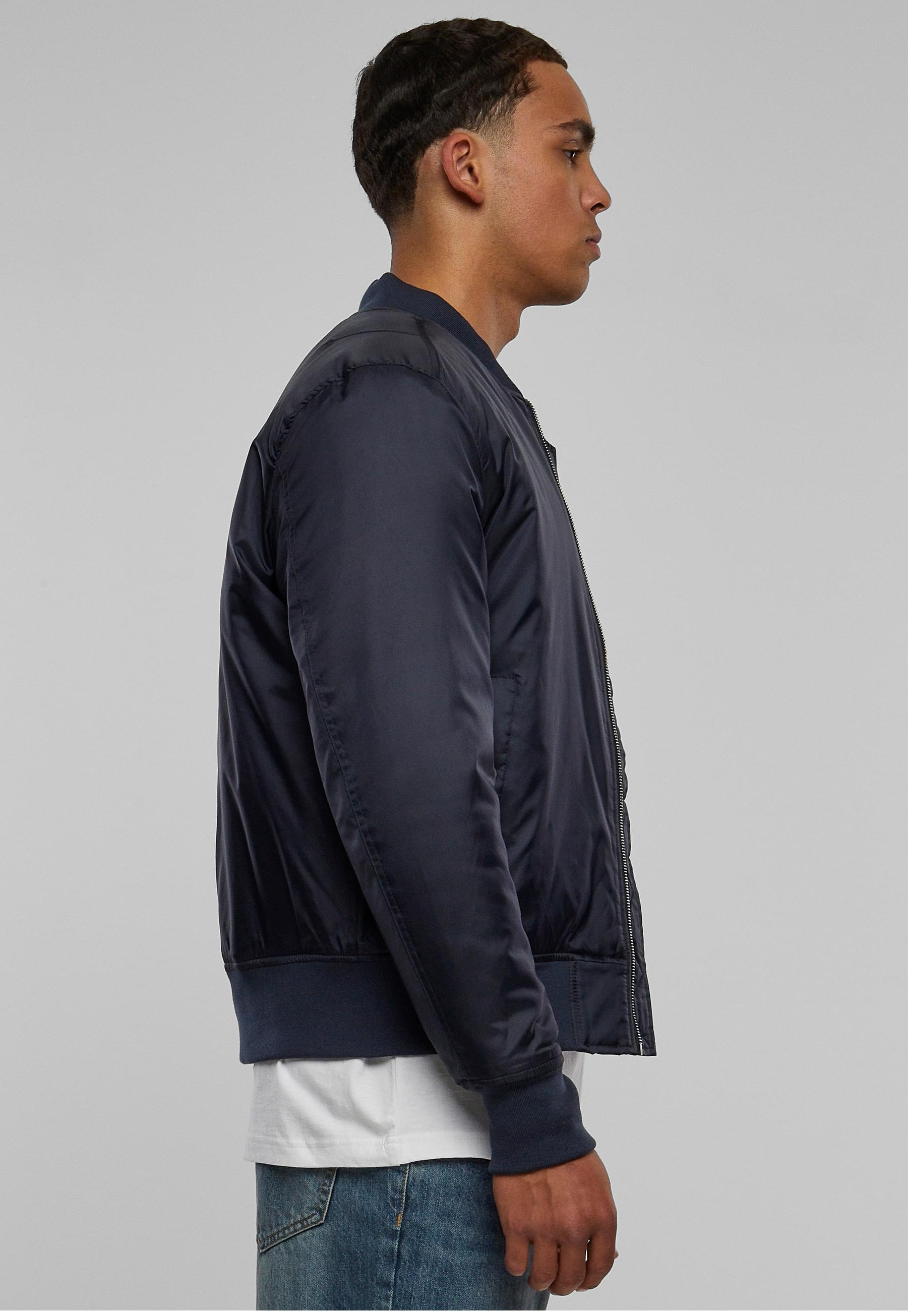 URBAN CLASSICS Anorak »Urban Classics Herren Basic Bomber Jacket«, (1 St.), ohne Kapuze