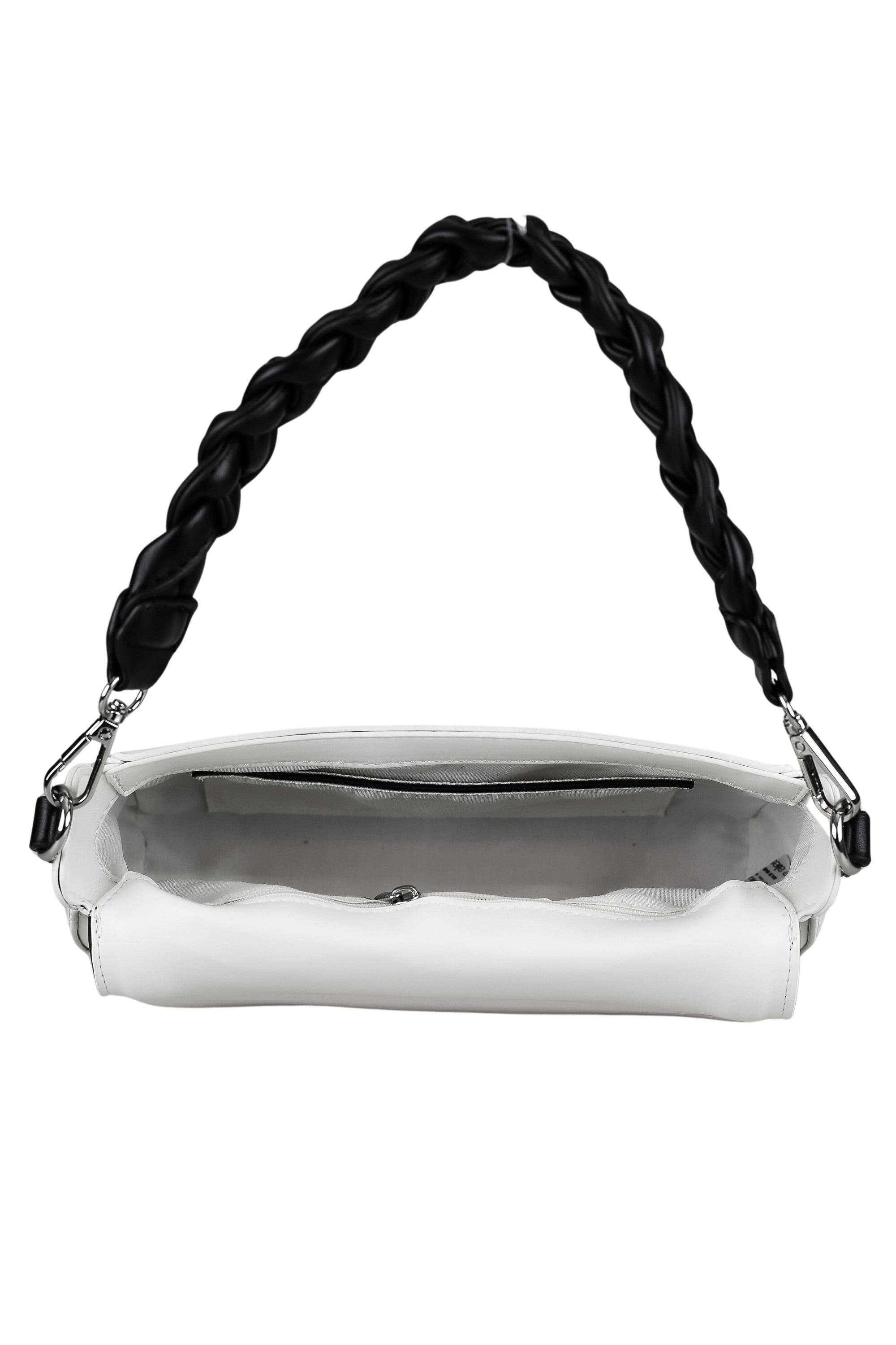 COLLEZIONE ALESSANDRO Schultertasche »Schwarz-Weiß«, mit Flechtung