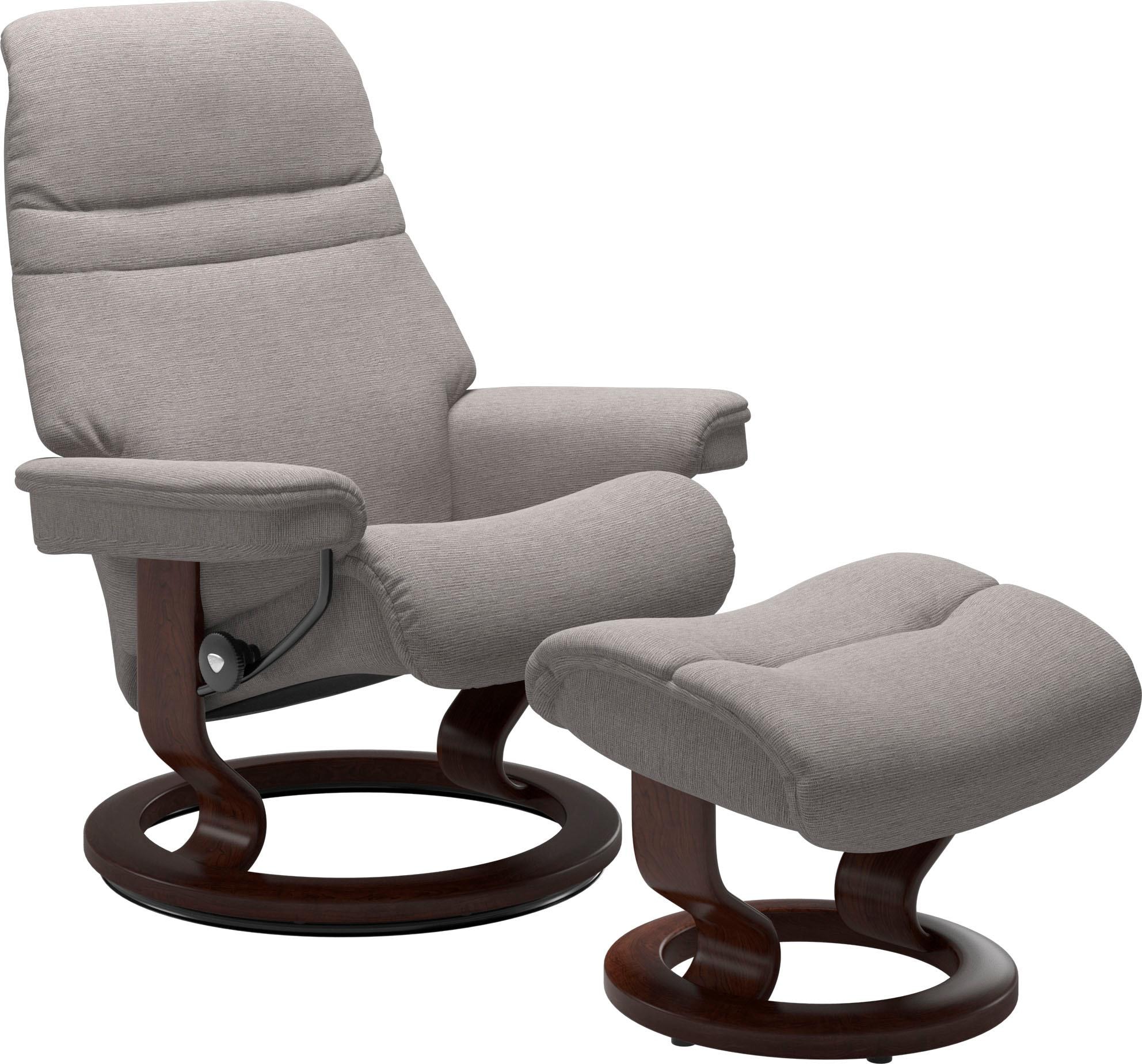 Stressless Relaxsessel "Sunrise", mit Classic Base, Größe M, Gestell Braun günstig online kaufen