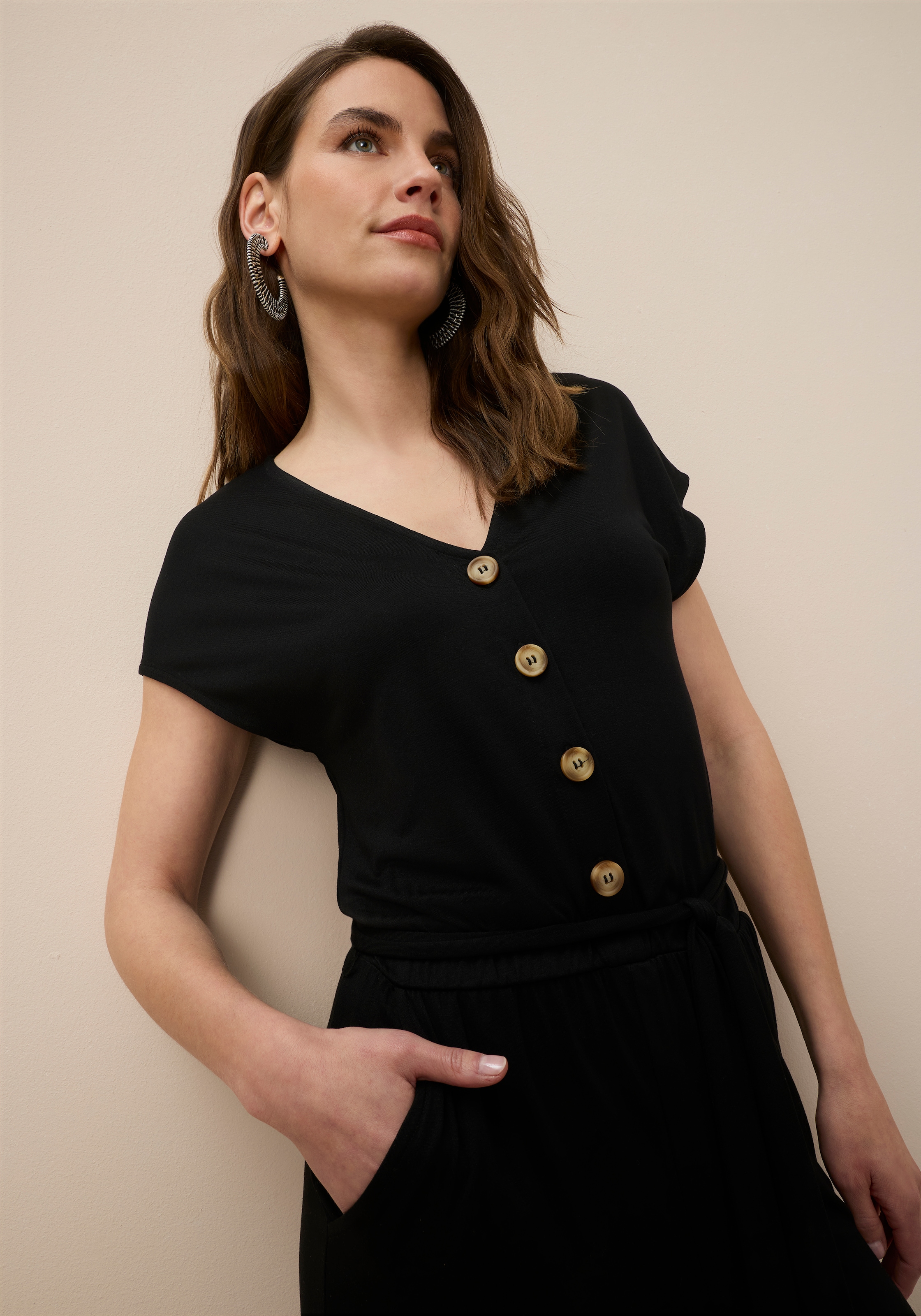 Tamaris Culotte-Overall mit Knopfleiste